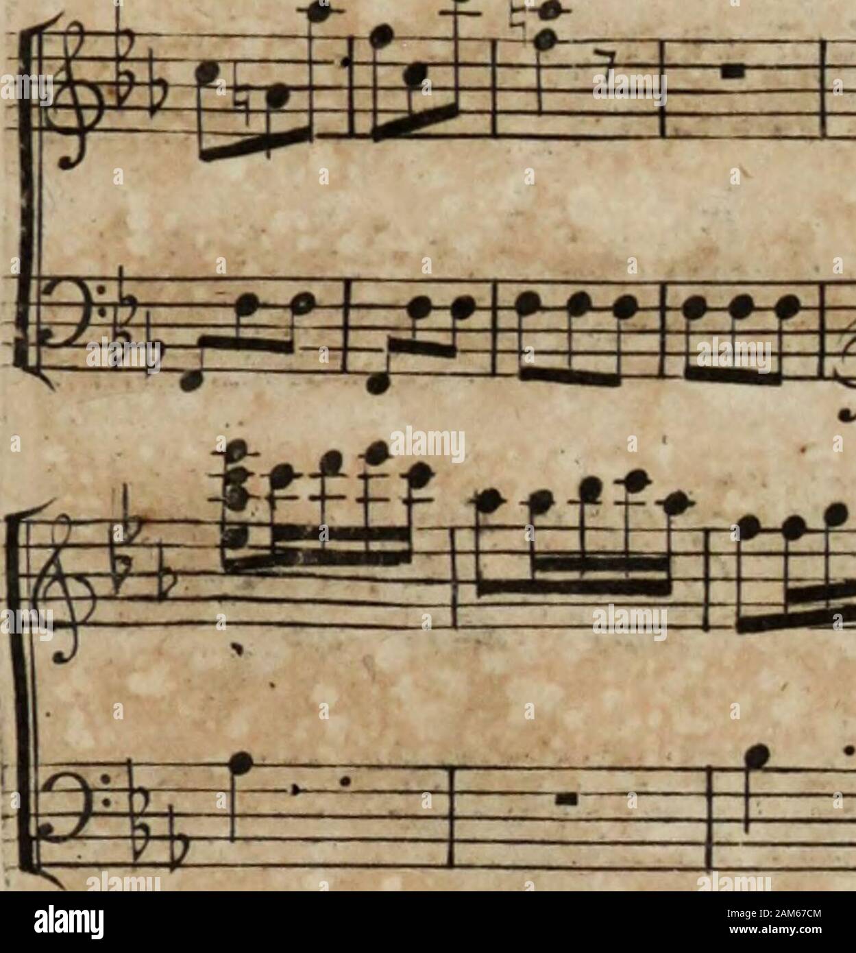 Six sonates pour la harpe avec un accompagnement de violon ad libitum, ouevre I . ip5p§KP £* 3= 3^ *-#-» m *. *j.. NfnH-^Vih fffifrnjjuirnuCifjiffiiiPijniir^ Stock Photo