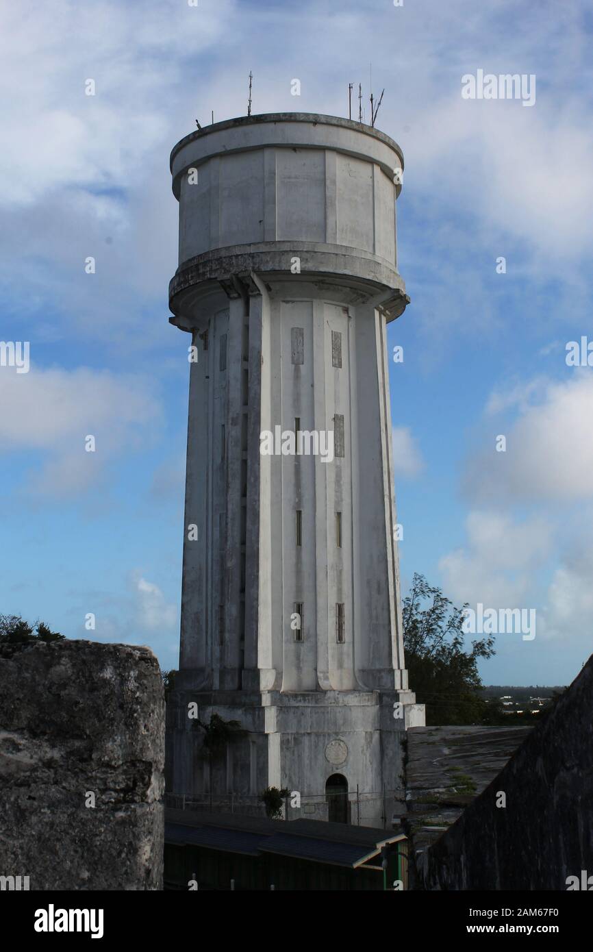 The historic water tower in Nassau, the Bahamas Stock Photo Alamy
