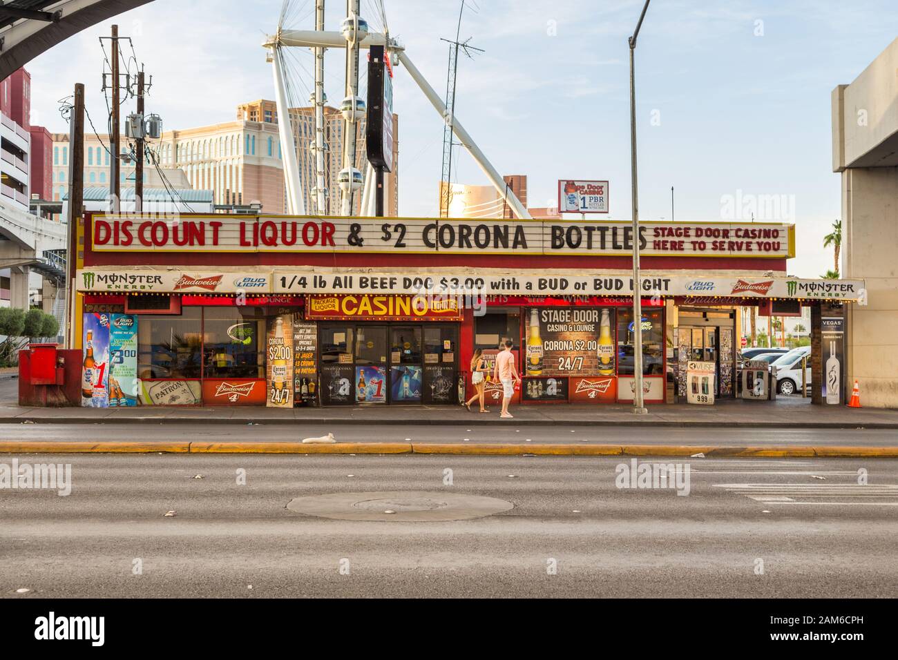 Las Vegas Nevada Usa 01 June 2015 Building With Liquor
