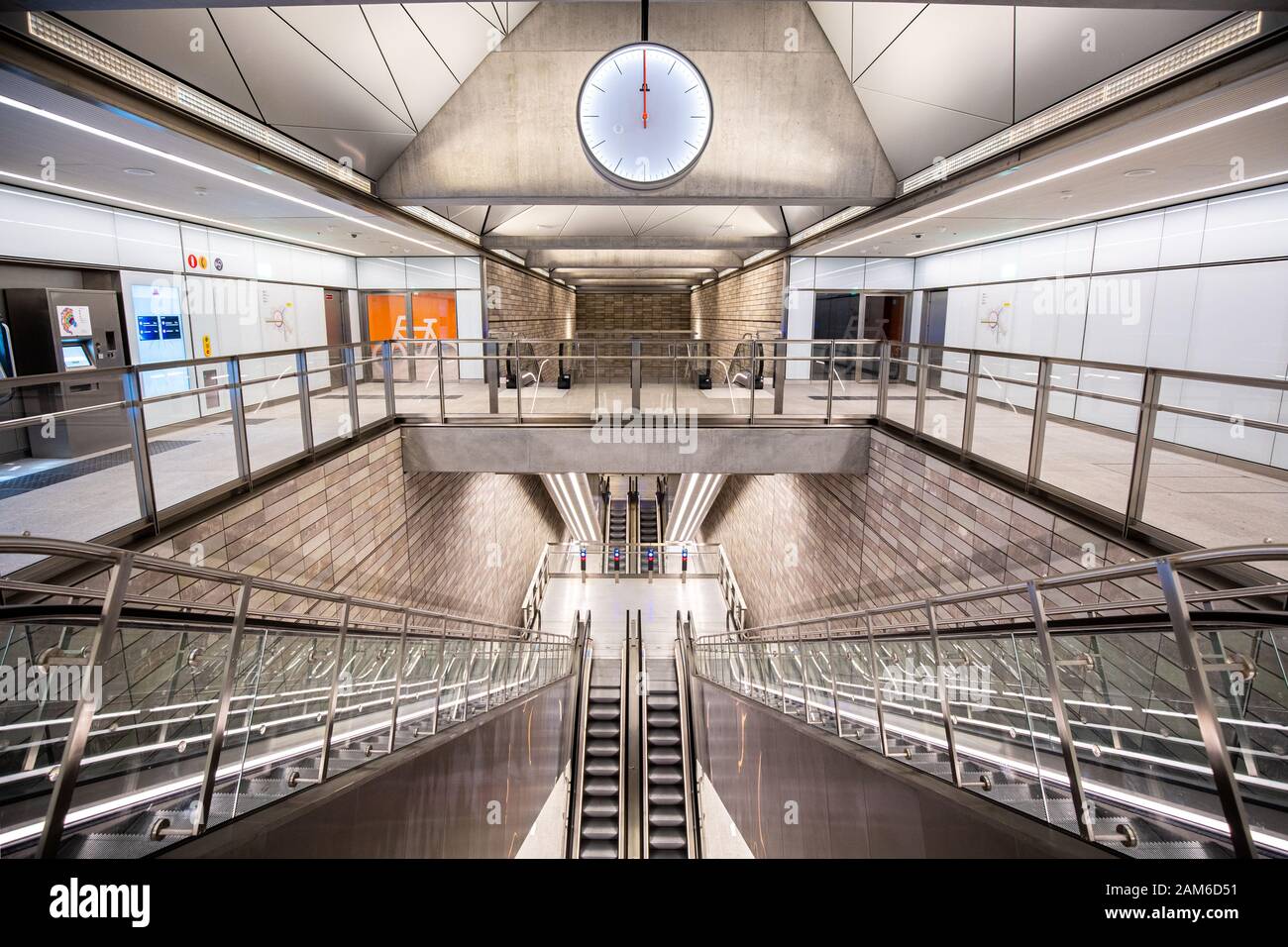 Metro station copenhagen hi-res stock photography and images - Alamy