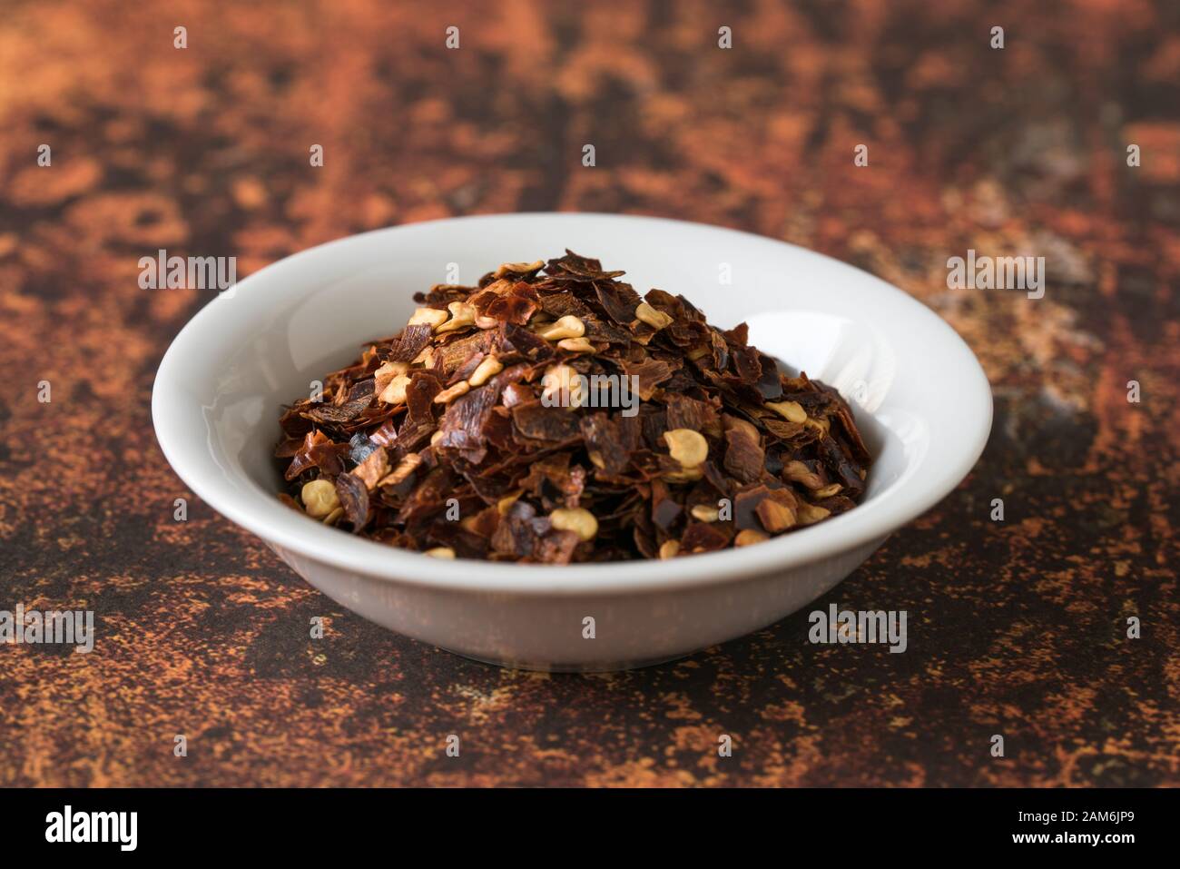 Red Pepper Flakes Stock Photo