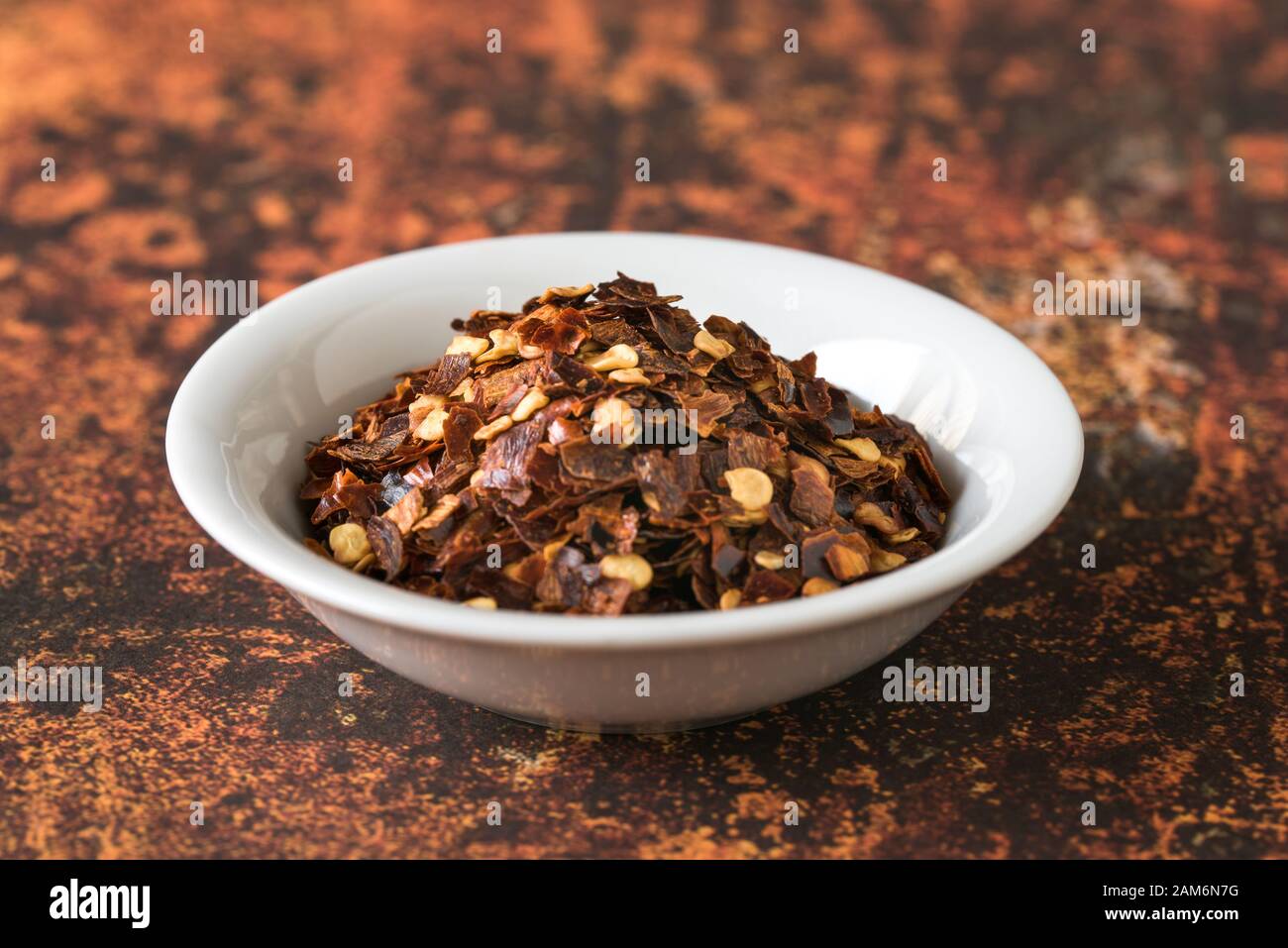 Red Pepper Flakes Stock Photo