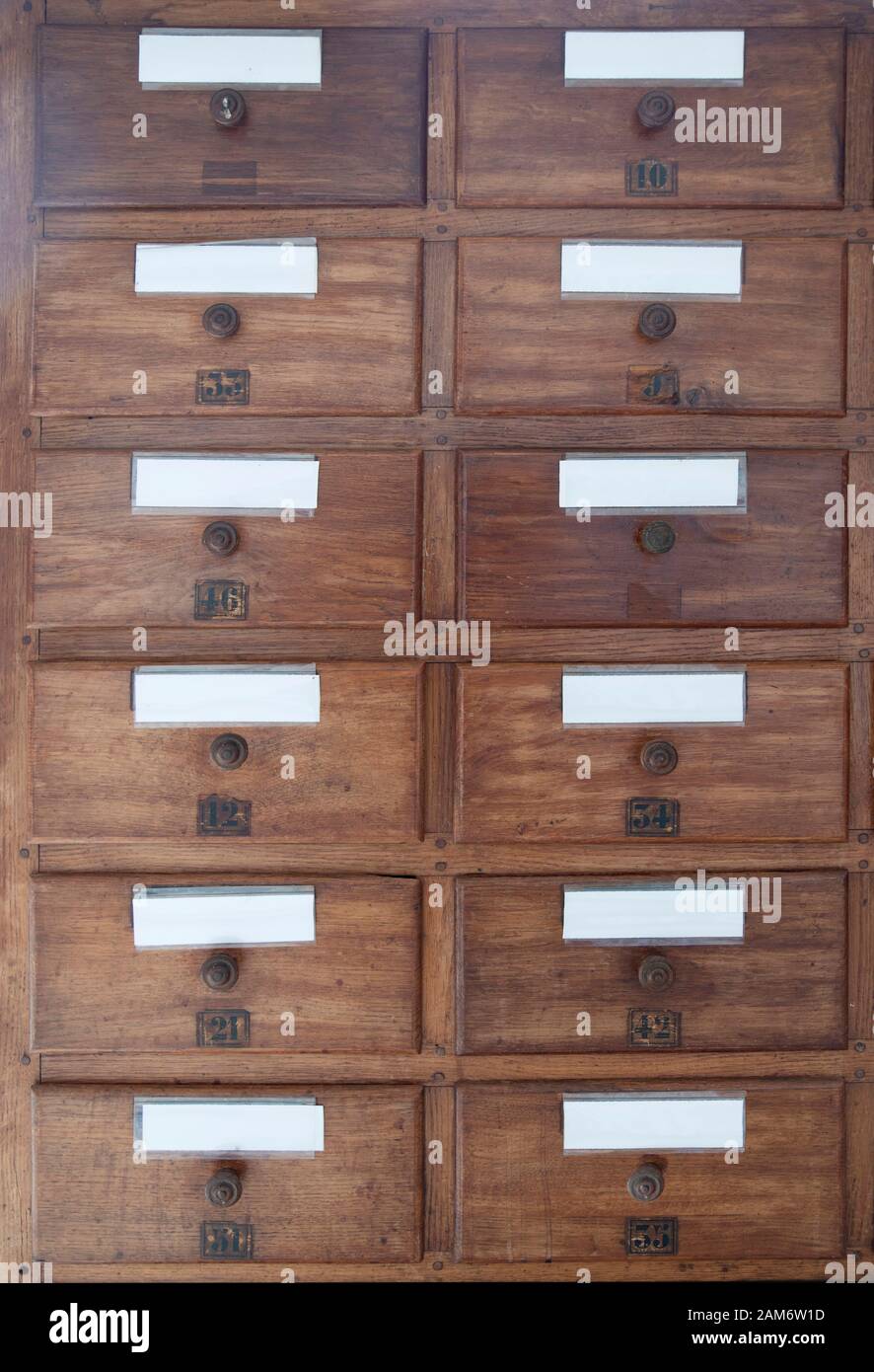Old Wood File Cabinet High Resolution Stock Photography And Images Alamy