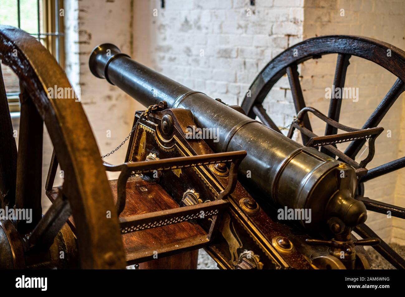 an old cannon from the Napoleonic wars Stock Photo Alamy