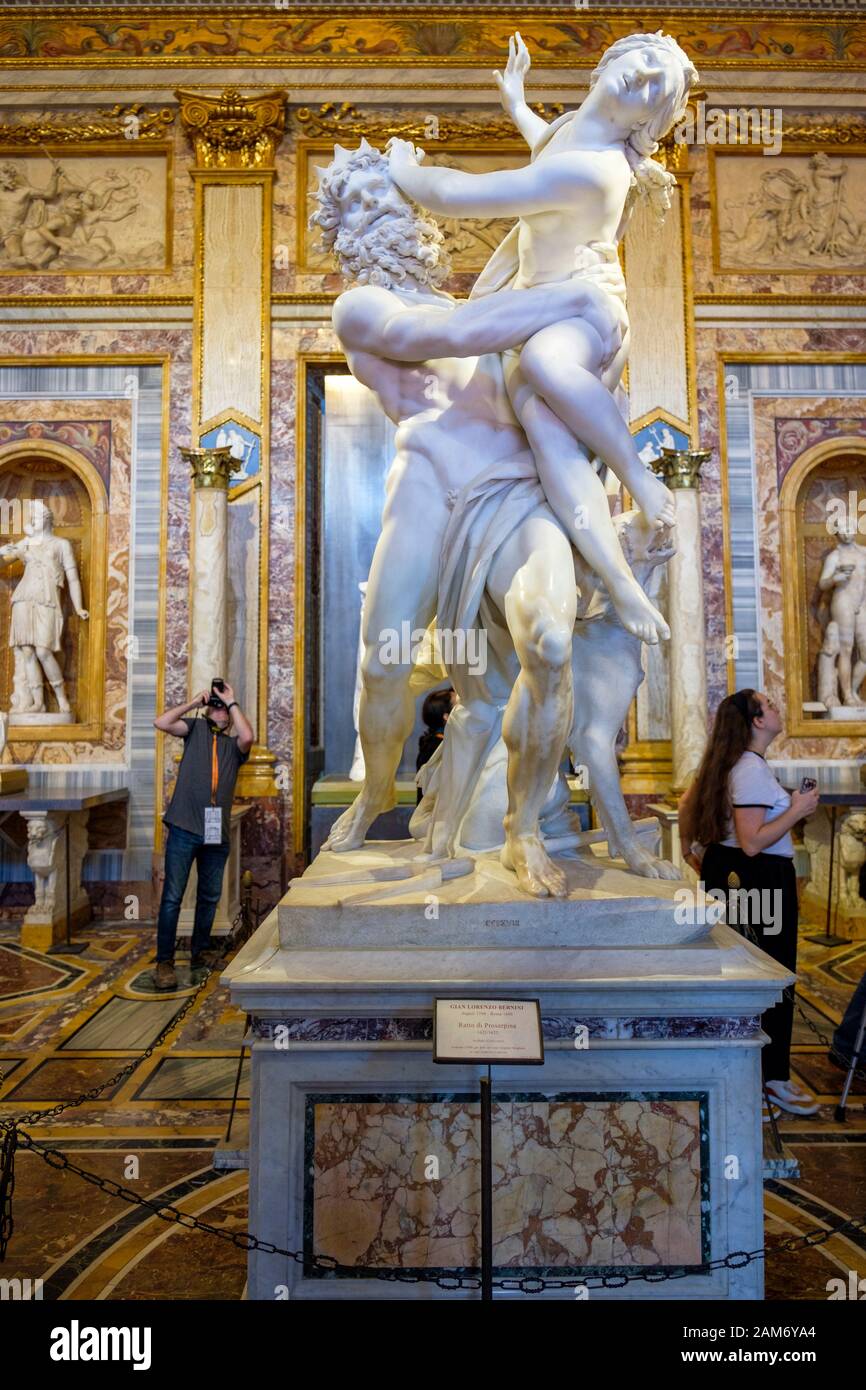 Italian art, The Rape of Proserpina, Gian Lorenzo Bernini, Galleria