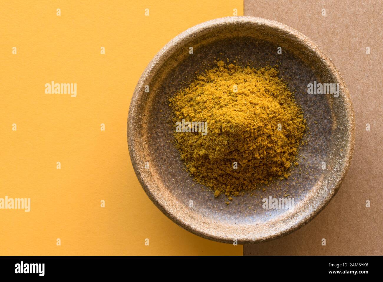 Curry Powder Stock Photo