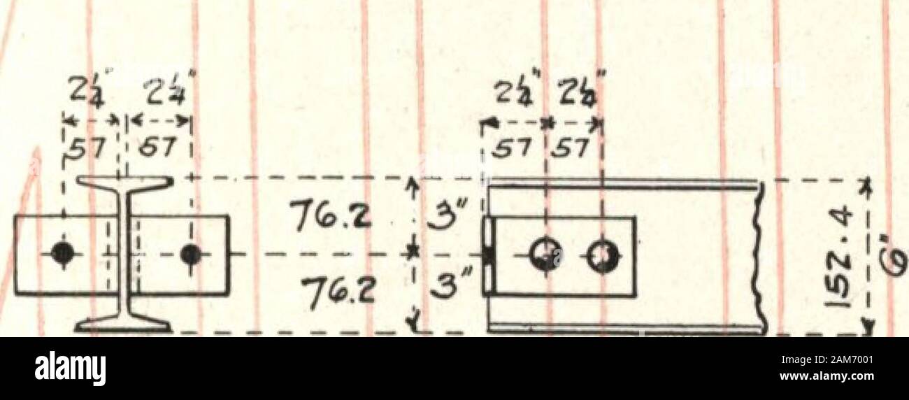 Catalogue of useful information and tables relative to iron, sheet and other products manufactured by Milliken Brothers, arranged for the use of engineers, architects and builders . n ^i 82.^ i 3i, 8ZS 13V IS7I57; r —k V-i r^ vjl i4- &gt;-l 1-*- fi^-t-l &gt;-| !-V 1571^7 f - 76.2 13. * . 7G.2 S 76.zi3 7G.2 9 X fOhSB^S.S - f4C Icna SiS1 L57I-57.   «—  w , .  . T.-t J.. 2 . G % 4 ic % - Q* ^ 81 Table No. 31. Sections of Rivetted Columns. Stock Photo