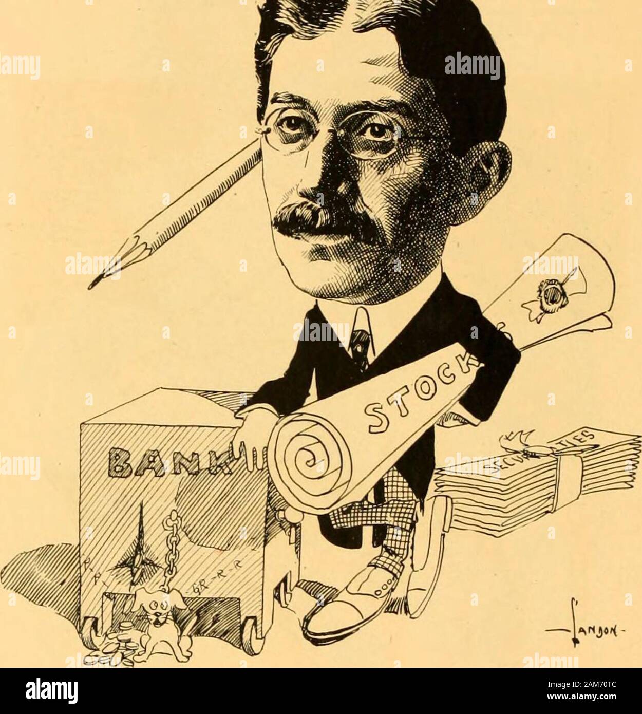 Clevelanders "as we see 'em;" a gallery of pen sketches in black and