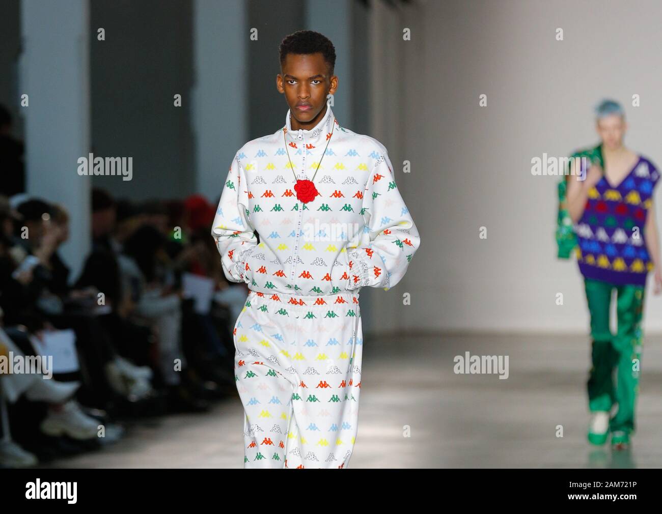 London UK 05th Jan 2020 GQ China presenting fashion brand 8ON8 new fashion collection during London Fashion Week Mens Autumn Winter 2020 Fall Wint Stock Photo Alamy