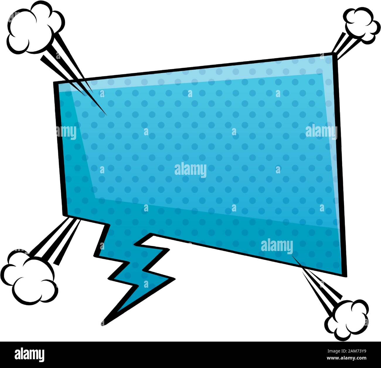 speech bubble pop art style Stock Vector Image & Art - Alamy