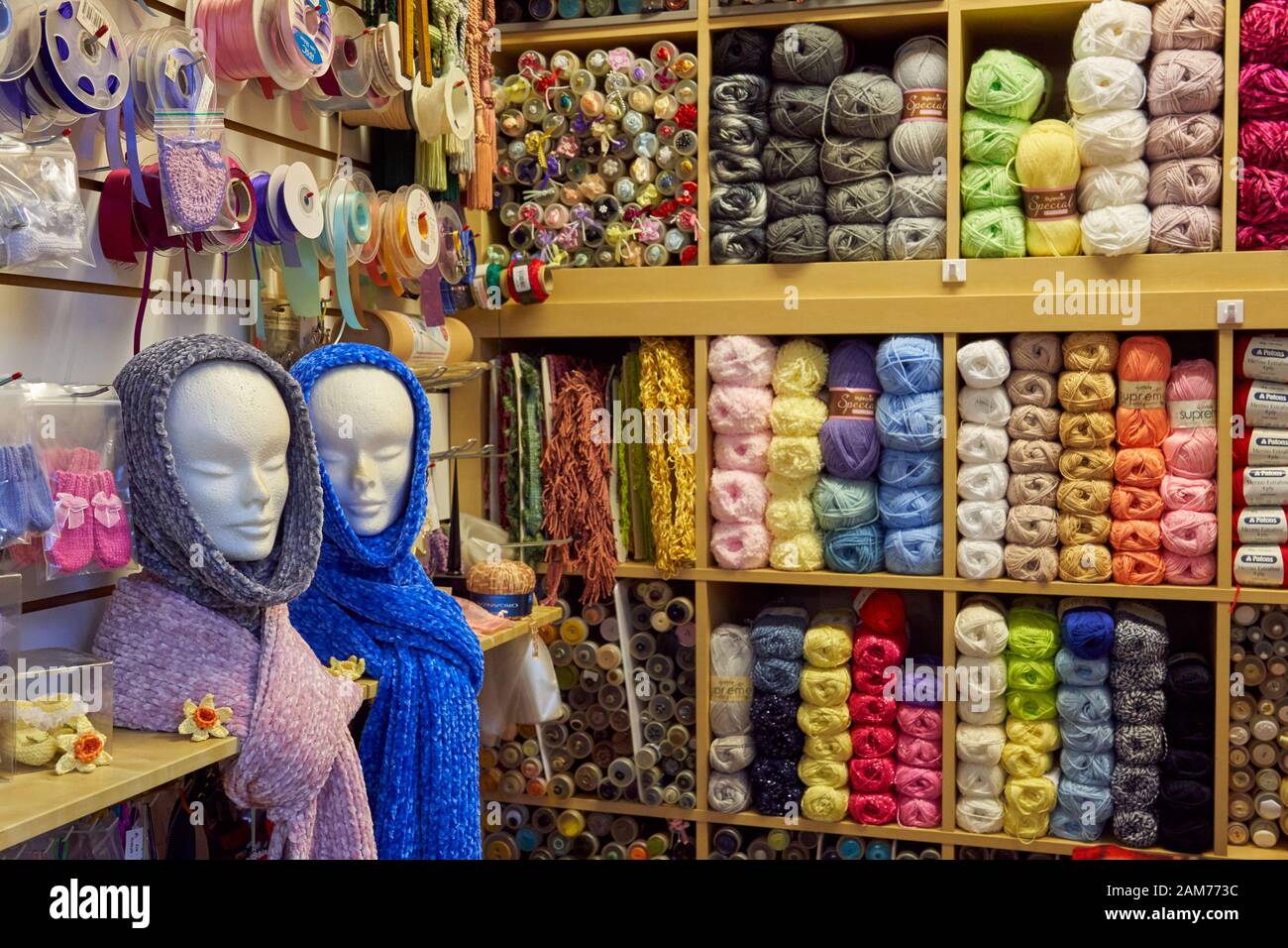 The wool shop hires stock photography and images Alamy
