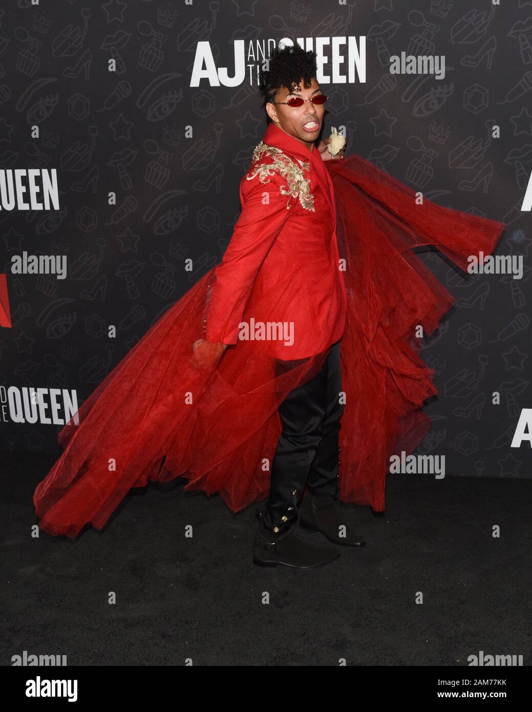 10 January 2020 - Beverly Hills, California - Shangela. Netflix's 'AJ And The Queen' Season 1 Premiere at The Egyptian Theatre in Hollywood. Photo Credit: Billy Bennight/AdMedia /MediaPunch Stock Photo