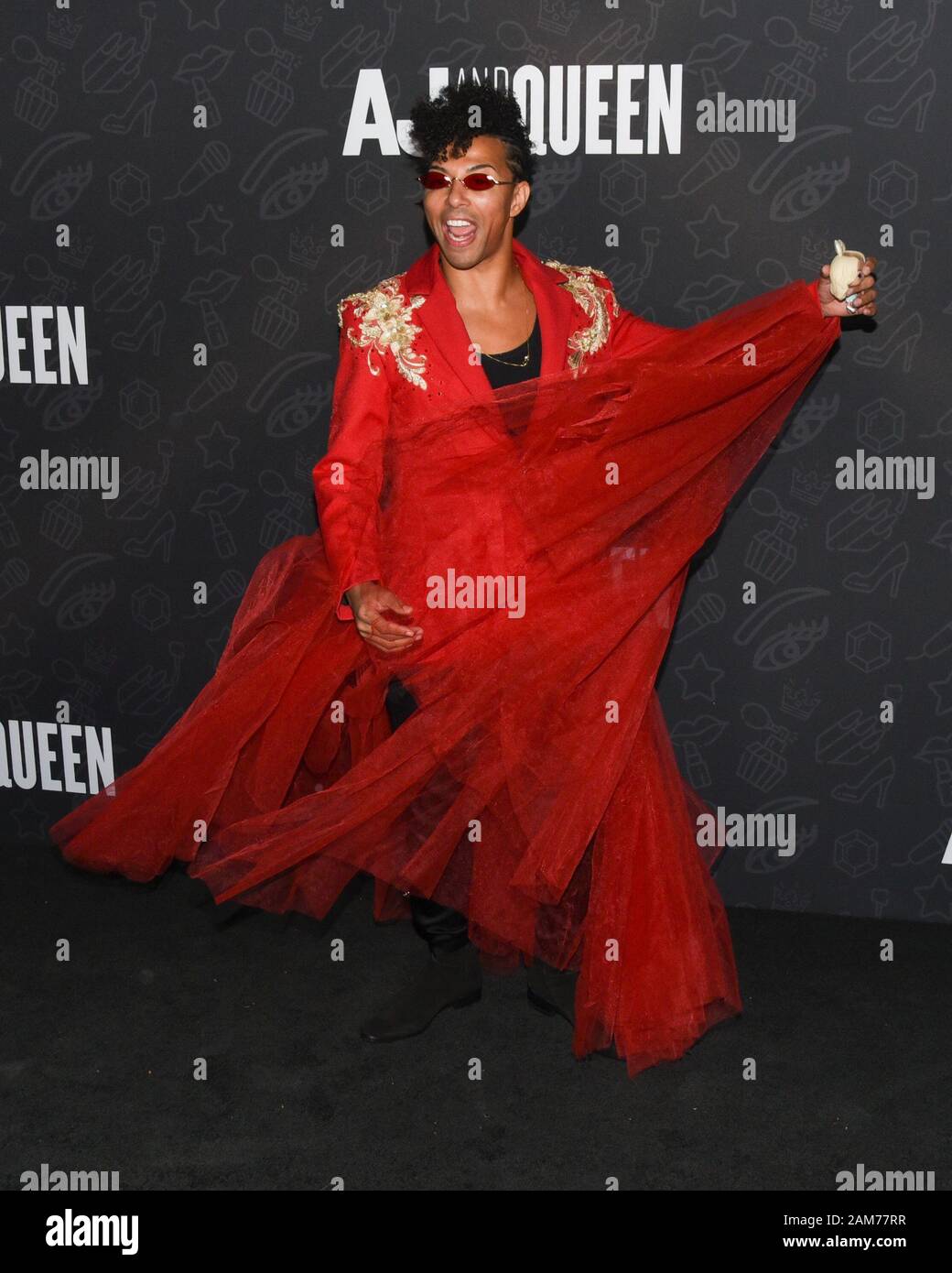 10 January 2020 - Beverly Hills, California - Shangela. Netflix's 'AJ And The Queen' Season 1 Premiere at The Egyptian Theatre in Hollywood. Photo Credit: Billy Bennight/AdMedia /MediaPunch Stock Photo