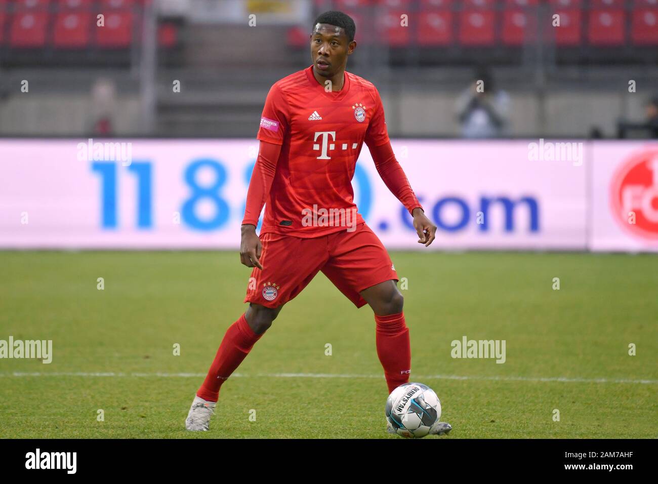 Nuremberg Deutschland 11th Jan 2020 David Alaba Fc Bayern Munich Action Single Action Single Image Cut Out Full Body Shot Whole Figure Test Match 1 Fc Nuremberg Fc Bayern Munich 5 2 Soccer 1 Bundesliga