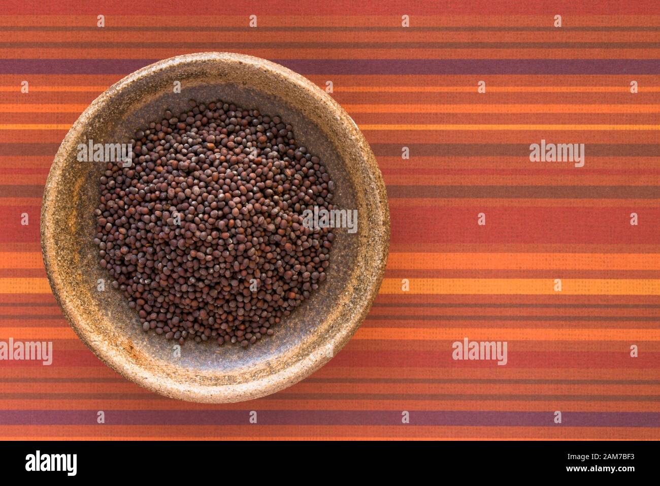 Brown Mustard Seeds Stock Photo Alamy