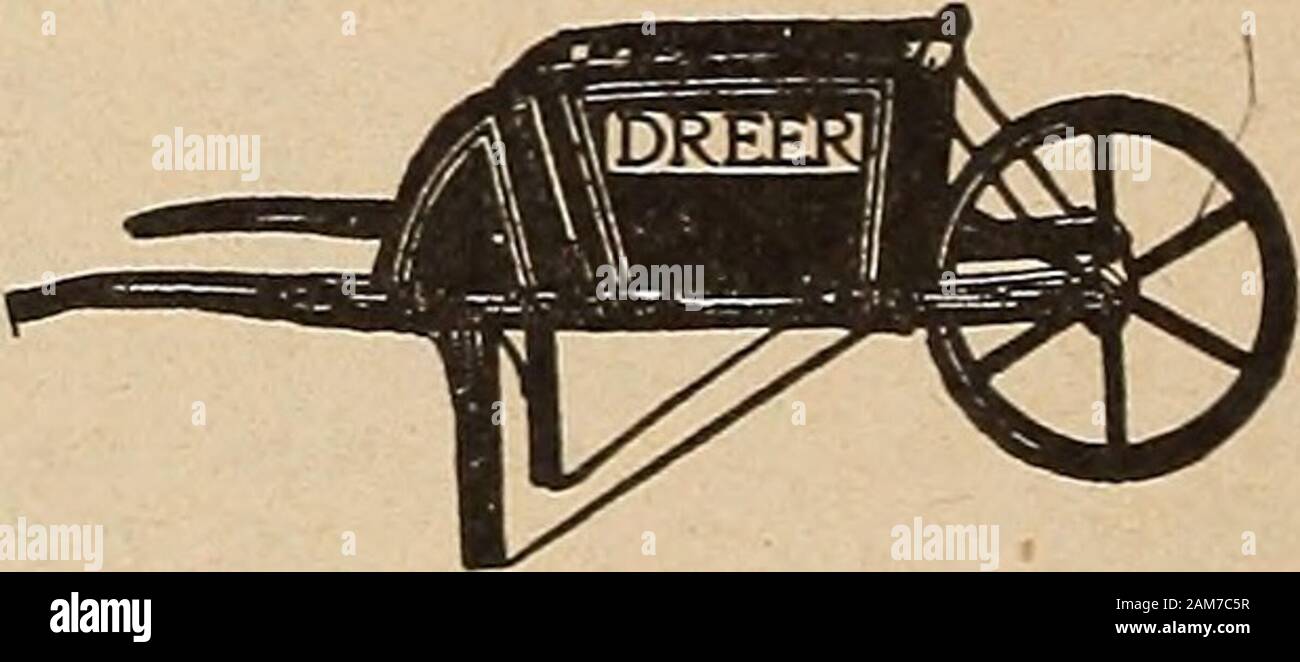 Dreer's wholesale price list : flower seeds for florists plants for florists bulbs for florists vegetable seeds fertilizers, fungicides, insecticides, implements, etc . DREERS SPECIAL WHEELBARROW. A strong, well-constructedbarrow, made of hardwood, heavy iron braces,and all bolted together.Will outlast 2 of the ordi-nary barrows. Equippedwith steel wheel. Regular size tire3-inch broad $12 0012 75 BONE FLOUR Ground very fine, excellent for potted plants or mixing with soilwhere an immediate effect is wanted. Used extensively by theRose growers and leading Florists. 100 lbs., $7 50; 200 lbs., $1 Stock Photo