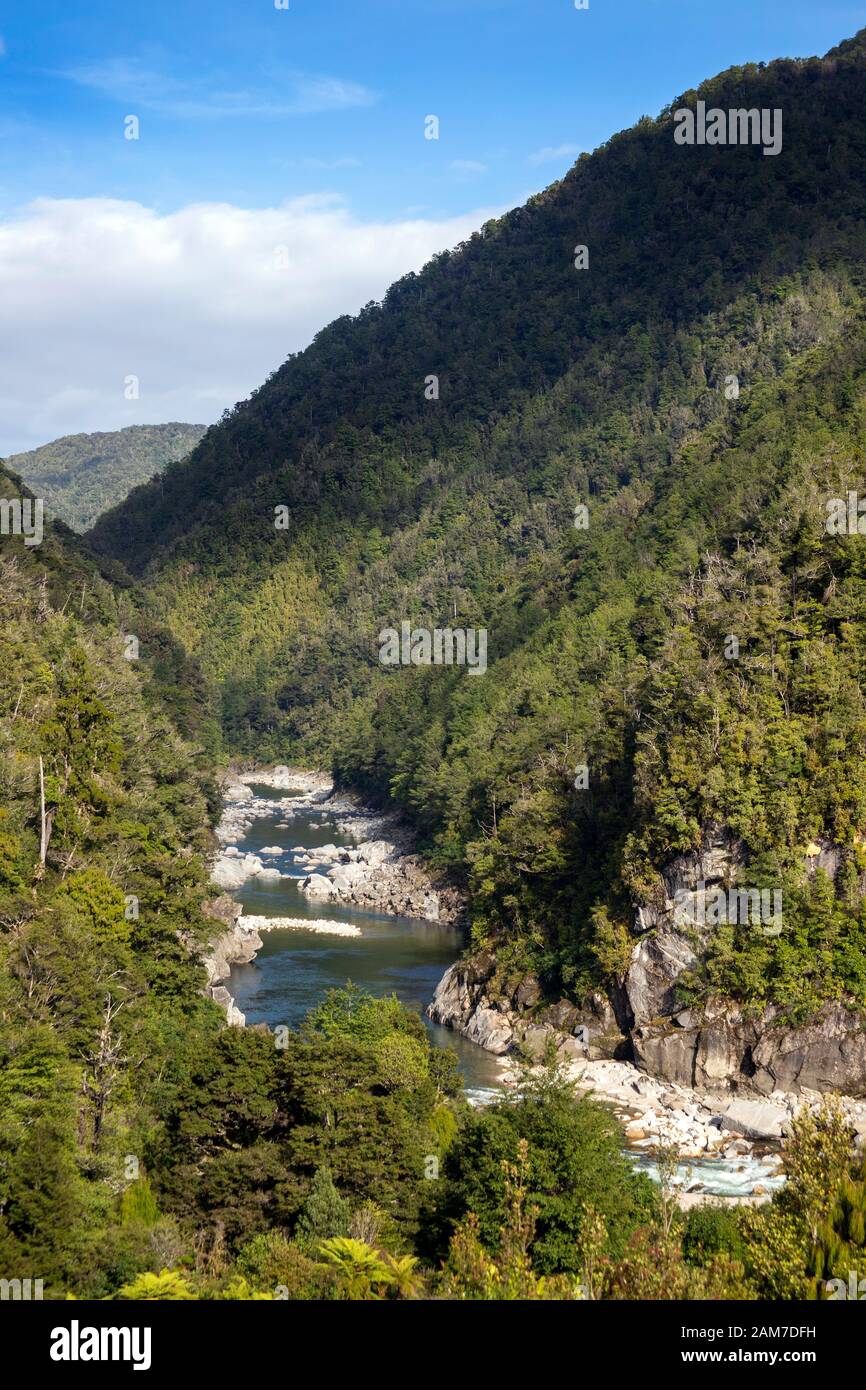 Walking the Old Ghost Road trail, Lyell to Seddonville, New Zealand