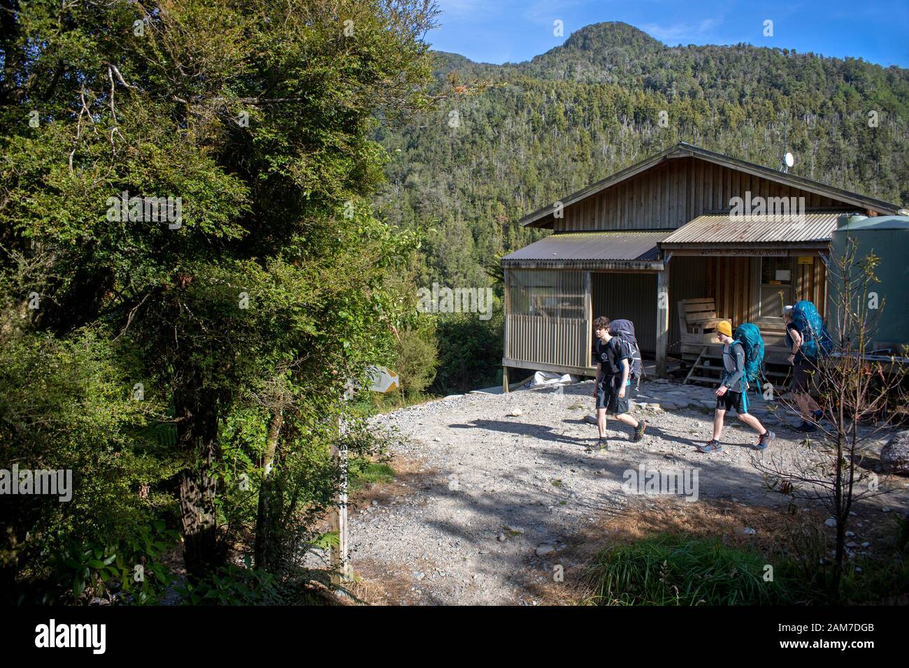 Walking the Old Ghost Road trail, Lyell to Seddonville, New Zealand