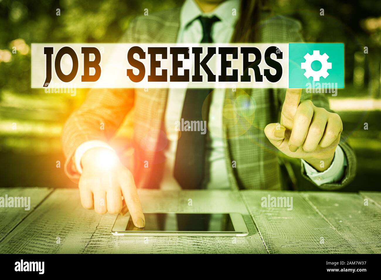Seeker Writing Handwriting text writing Job Seekers. Conceptual photo an unemployed ...