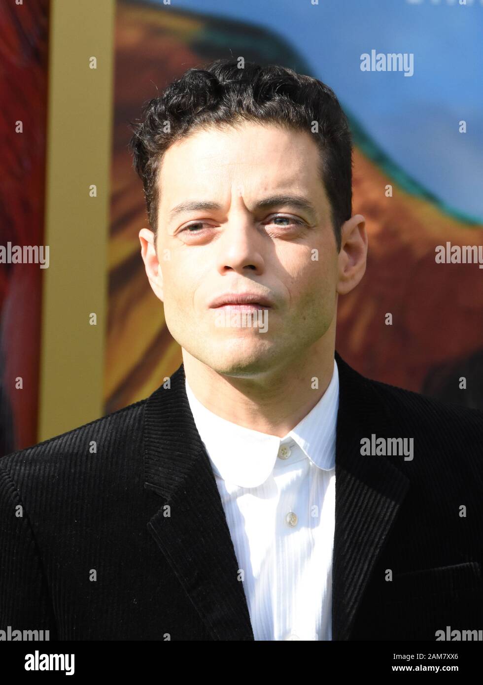 Westwood, California, USA 11th January 2020 Actor Rami Malek attends