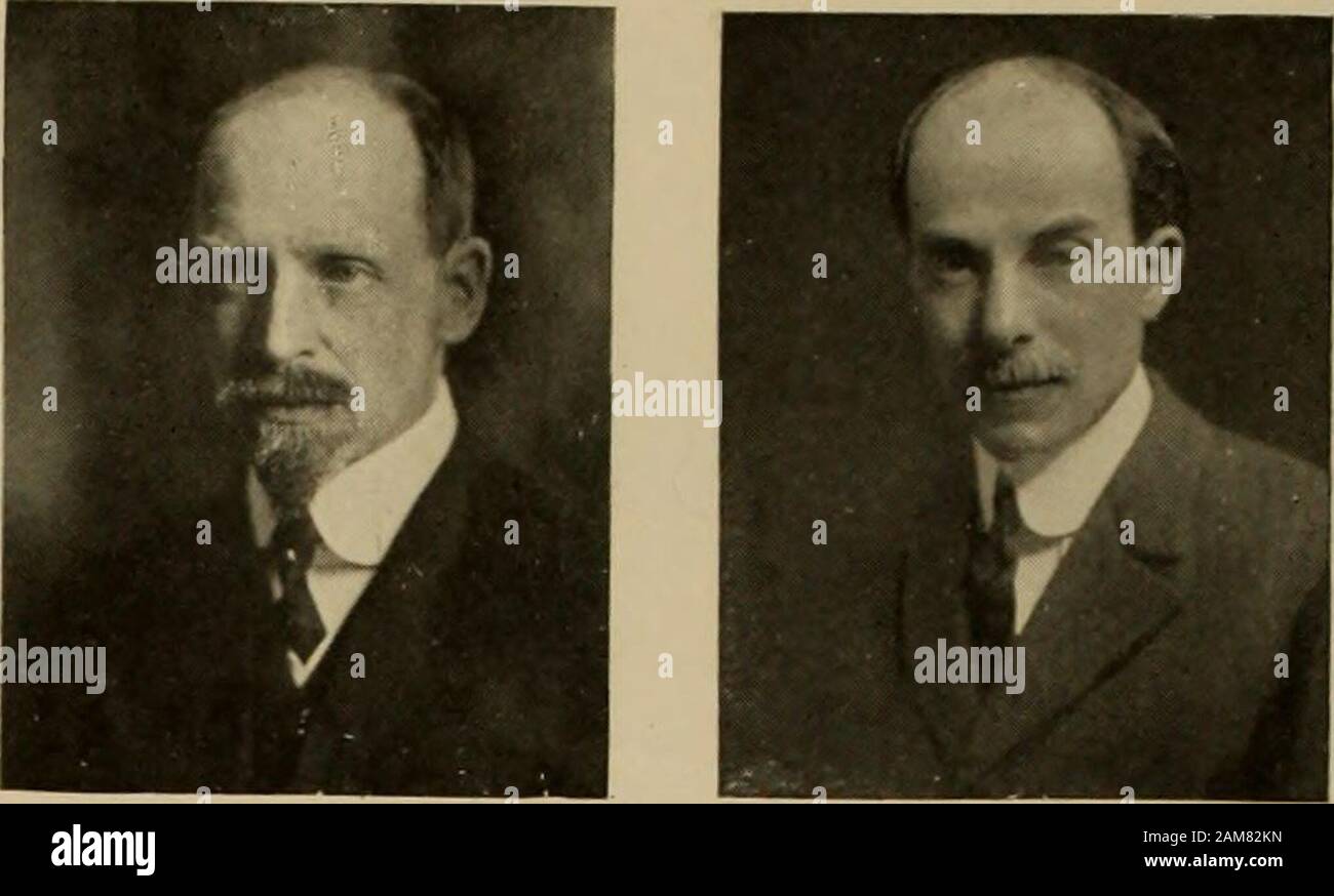 Class of 1921 . Caroline B. Bourland,Ph.D. Professor of Spanish Albert Schinz, Ph.D.Professor of French Herbert V. Abbott, A.B. Professor of English Stock Photo