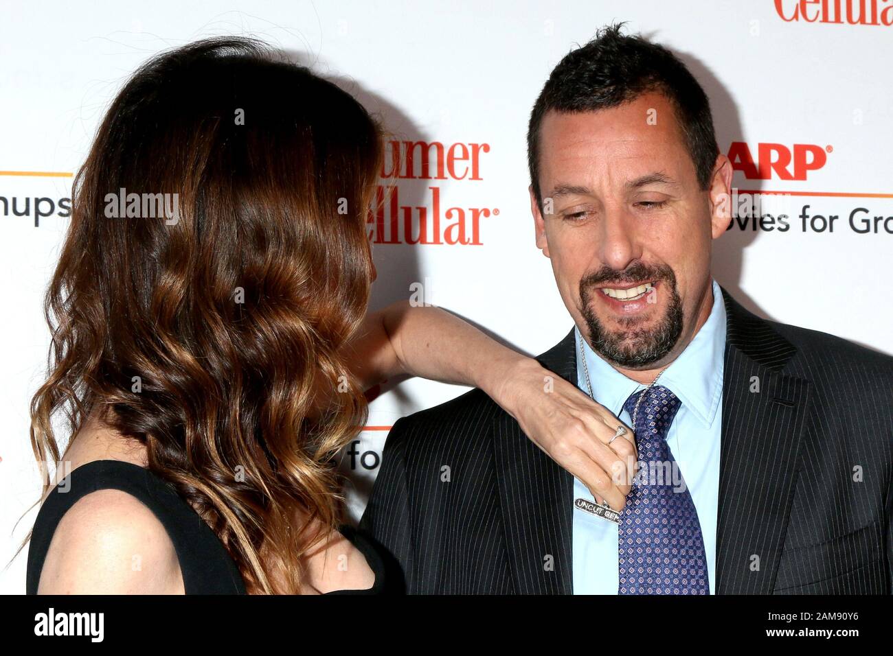 January 11 2020 Beverly Hills Ca Usa Los Angeles Jan 11 Jackie Sandler And Adam Sandler At The Aarp Movies For Grownups 2020 At The Beverly Wilshire Hotel On January 11