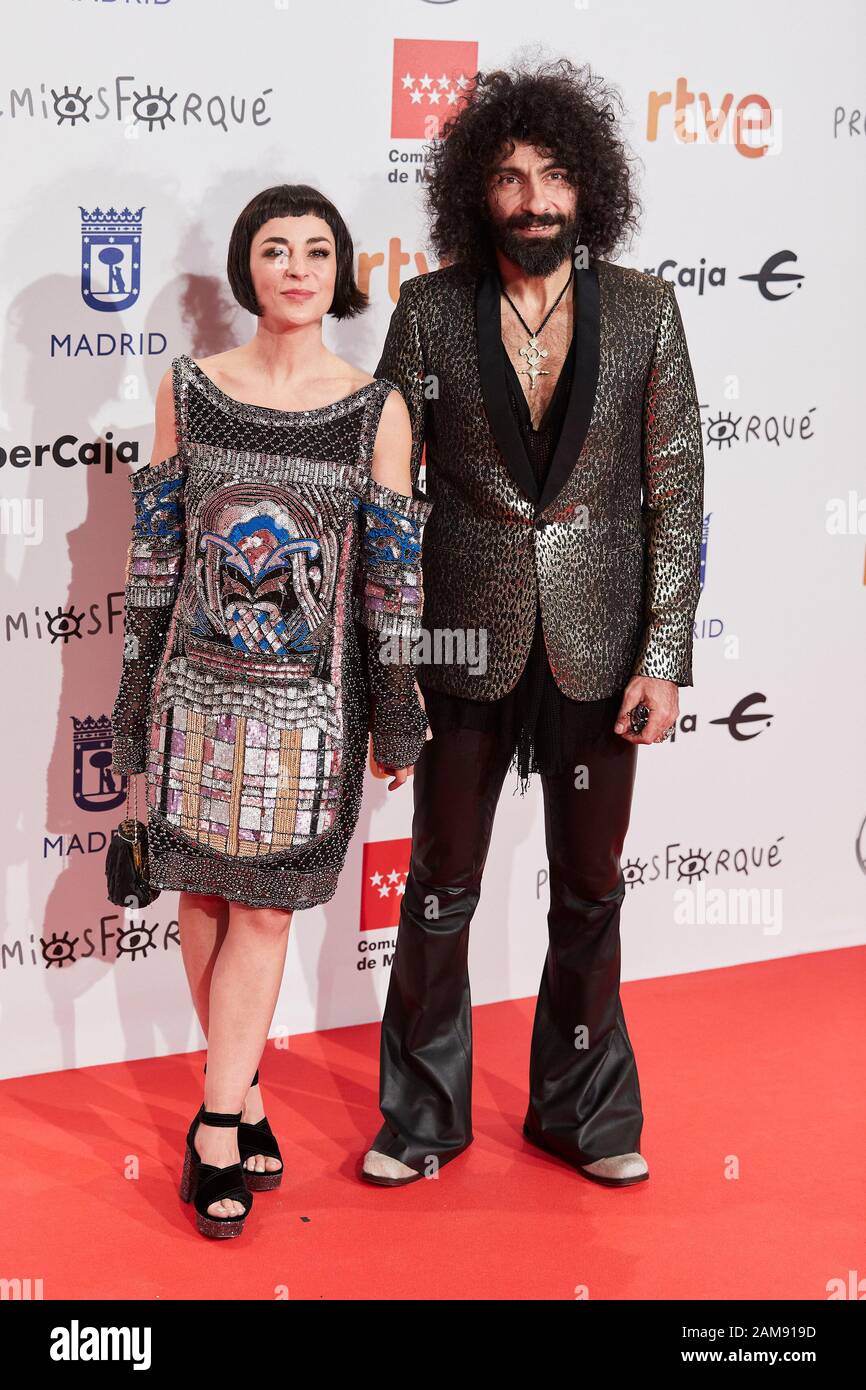 Ara Malikian and Natalia Moreno attend the XXV Forque Awards at Palacio  Municipal de Congresos in Madrid Stock Photo - Alamy