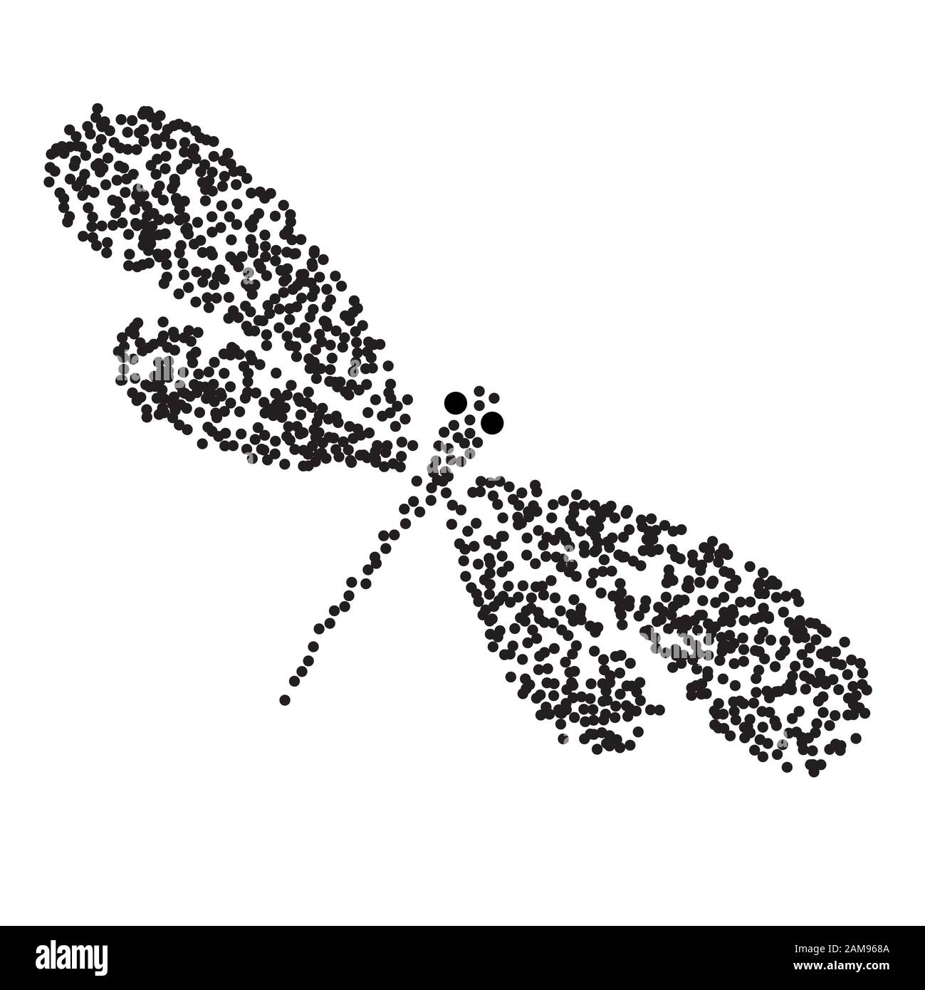 dragon-fly silhouette. Cartoon graphic illustration of damselfly isolated with black and white wings. Sketch insect dragonfly Stock Photo - Alamy dragon-fly silhouette. Cartoon graphic illustration of damselfly isolated with black and white wings. Sketch insect dragonfly Stock Photo - Alamy