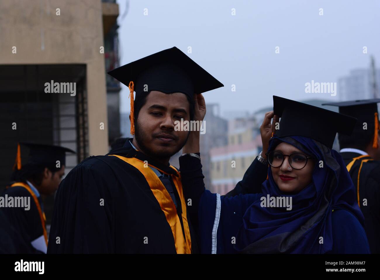 Graduation Day ,Rag day celebration Stock Photo - Alamy