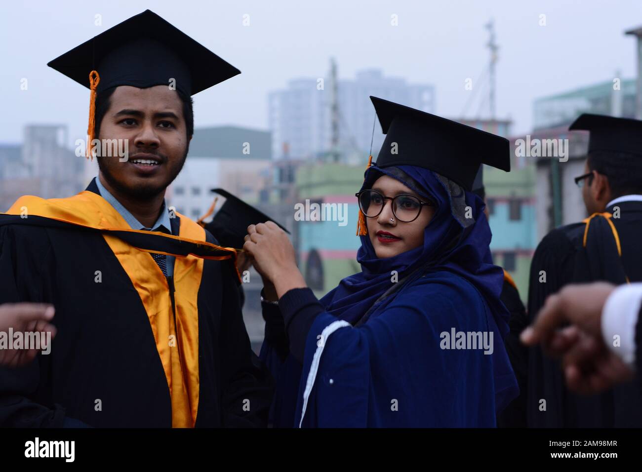 Graduation Day ,Rag day celebration Stock Photo - Alamy