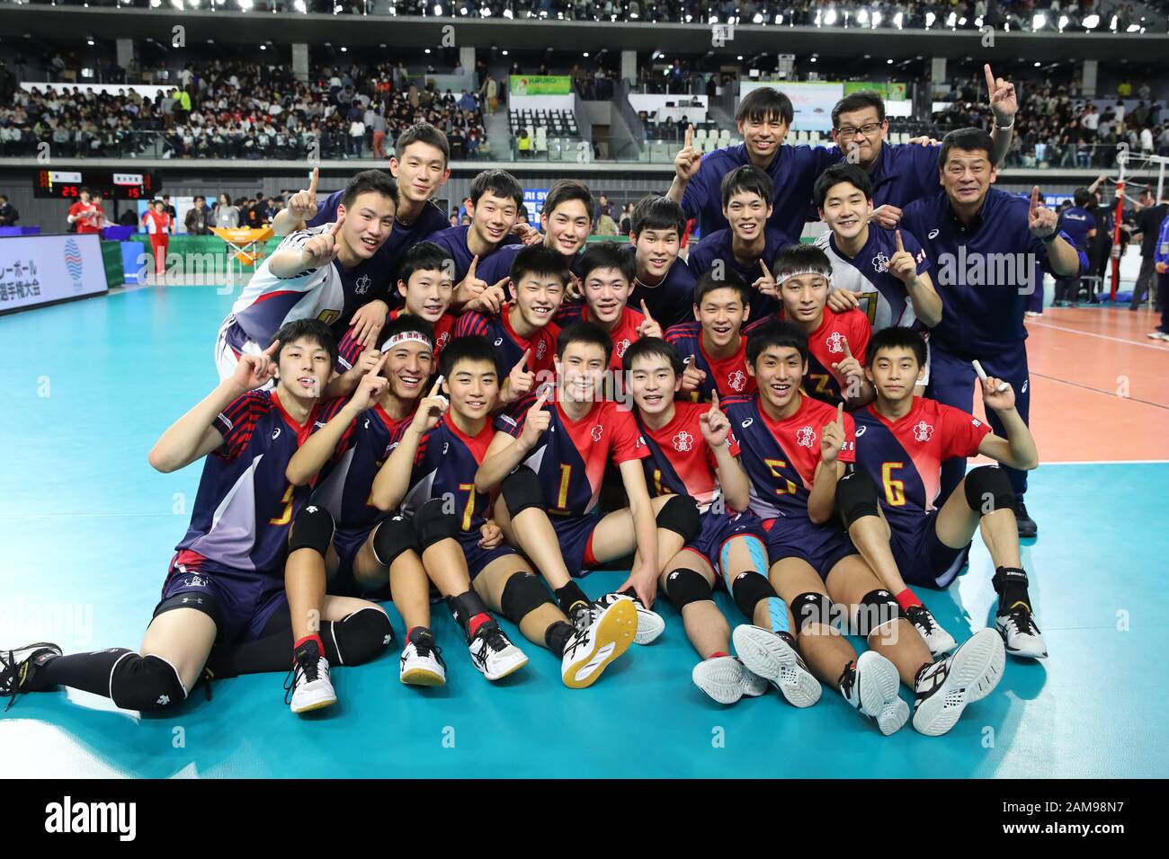 HIGASHIYAMA VOLLEYBALL シャツ ネイビー HIGASHIYAMA バレーボールシャツ XL