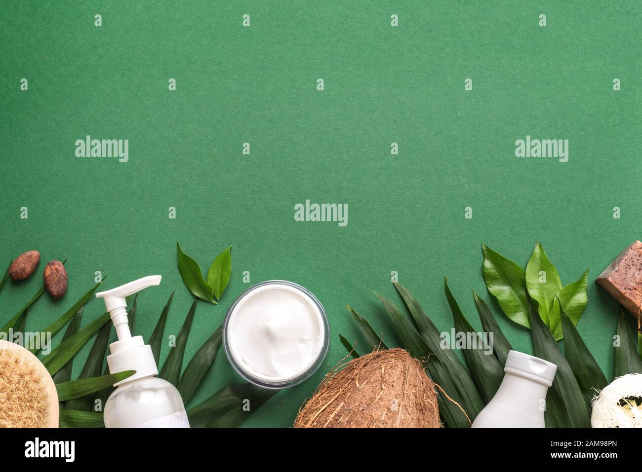 green leaves body care