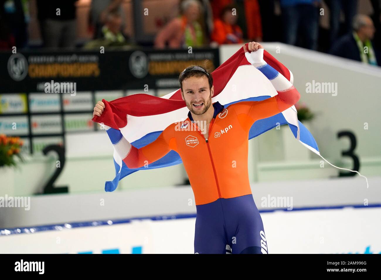 10012020 SCHAATSEN ISU EK AFSTANDEN HEERENVEEN Thomas Krol during
