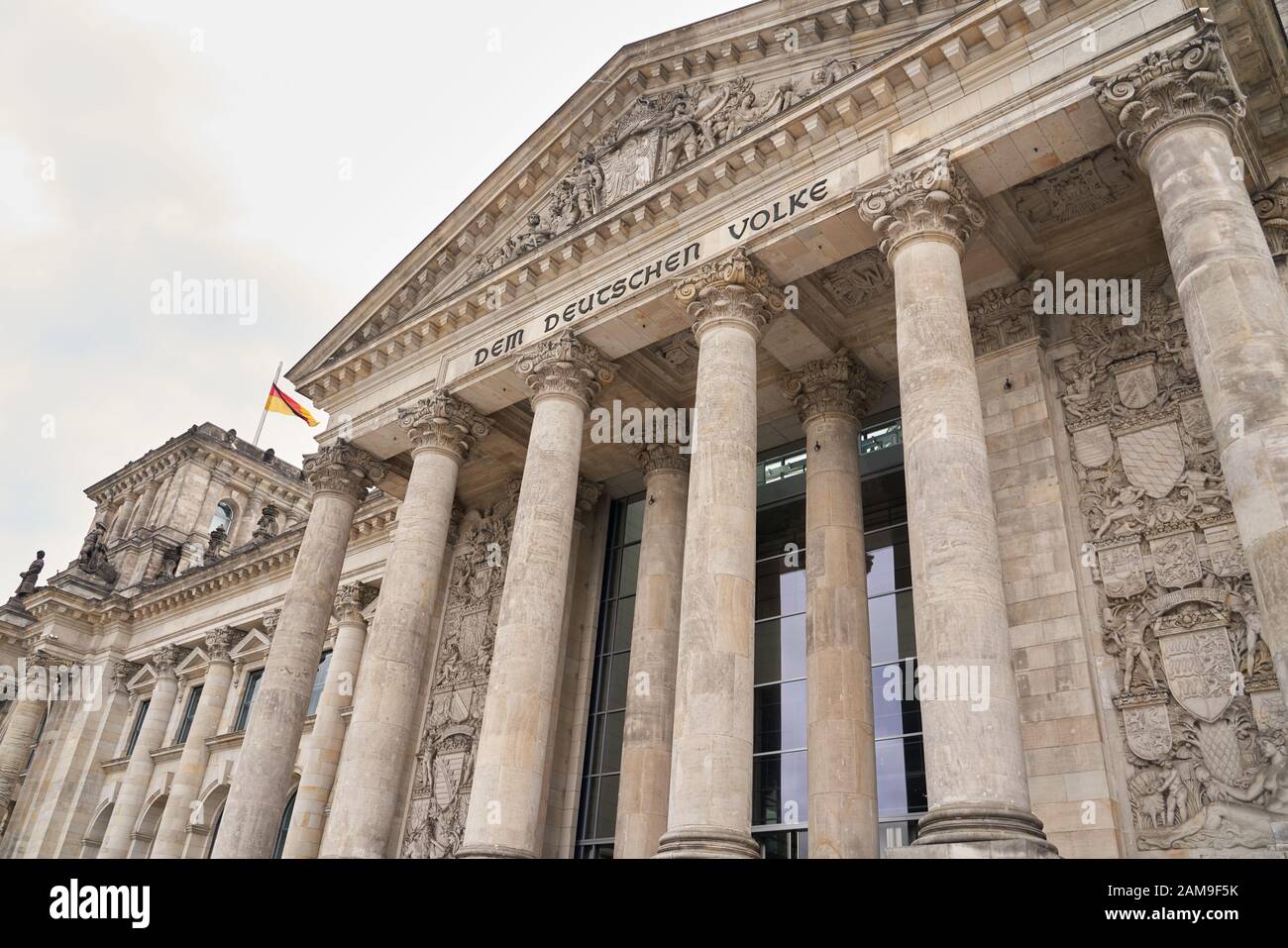 Reichstag building, seat of the German Parliament Stock Photo Alamy