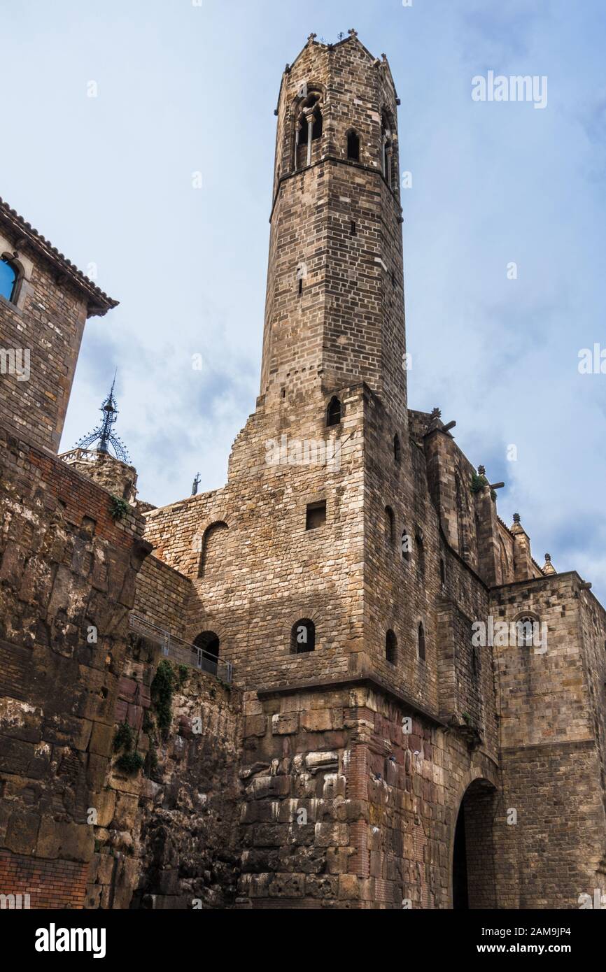 View of beautiful buildings in Barcelona Stock Photo