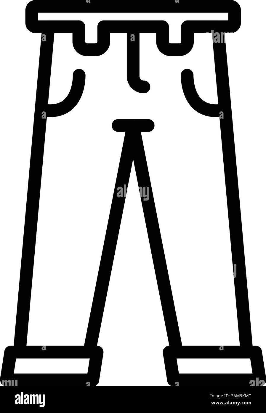 Pocket jeans icon, outline style Stock Vector Image & Art - Alamy