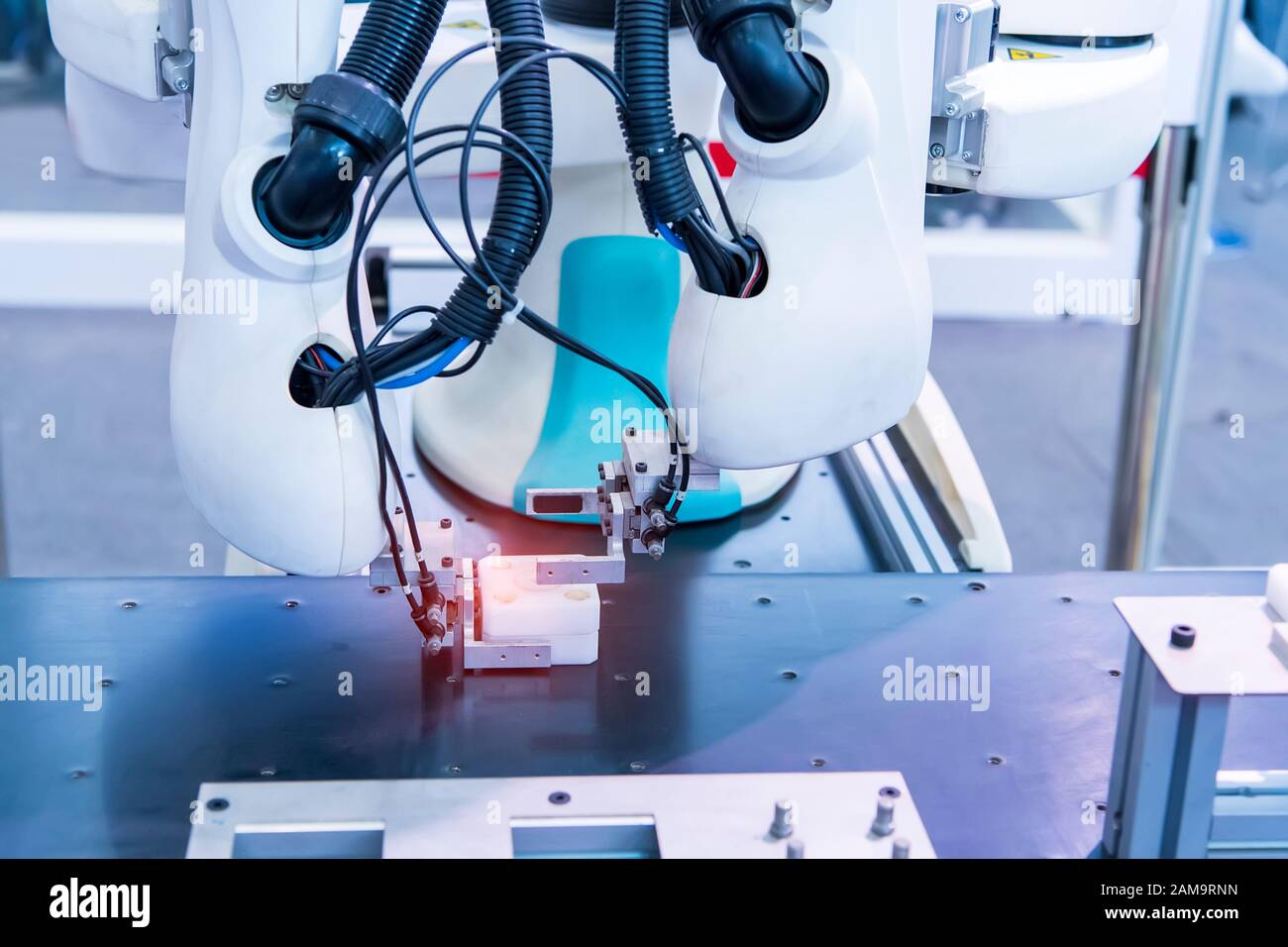 Robot Control Hand Controler of robotic hand Stock Photo - Alamy