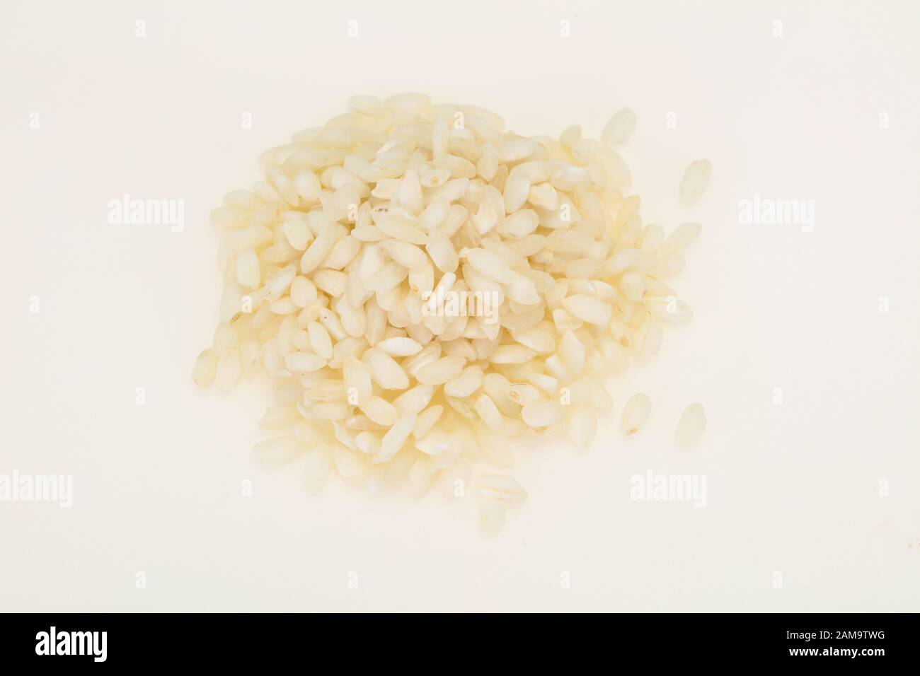 Raw Arborio rice for Italian Risotto Stock Photo Alamy