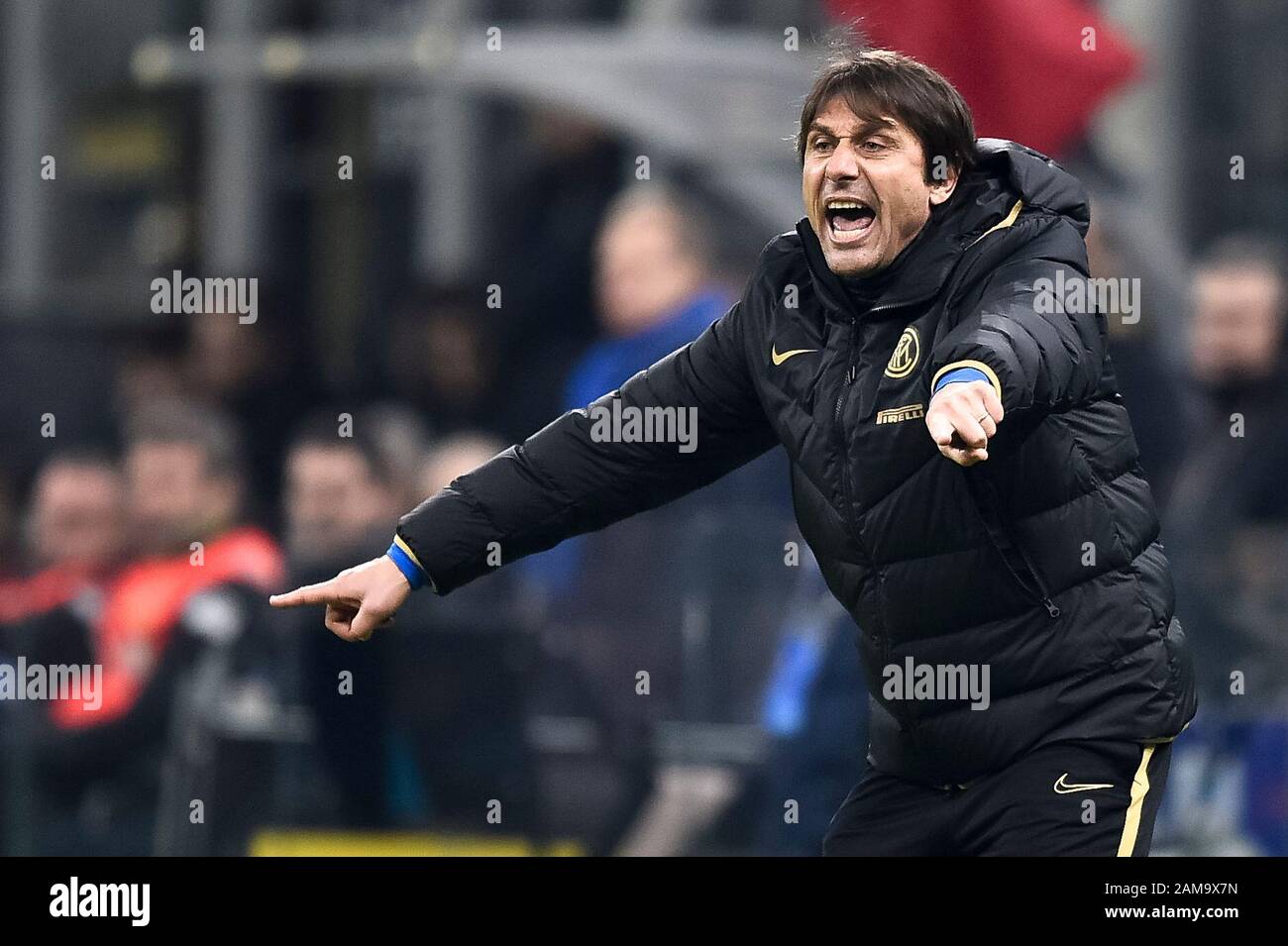 Diese ist die profilseite des trainers antonio conte. Conte Antonio Atalanta - Milan Italy 11 January 2020 Antonio Conte Head Coach Of Fc Internazionale Reacts During The Serie A Football Match Between Fc Internazionale And Atalanta Bc The Match Ended 1 1 Tie Credit