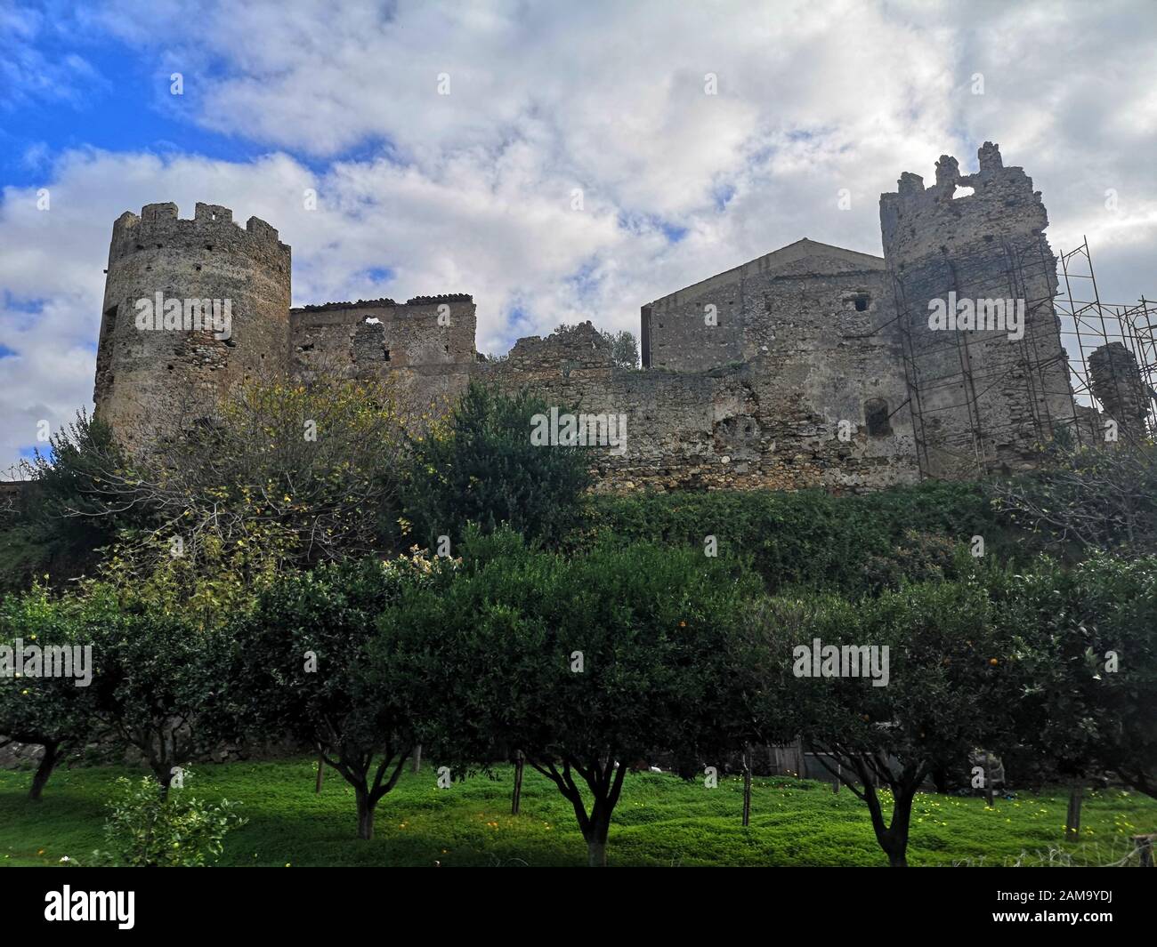 Castle in Italy Stock Photo