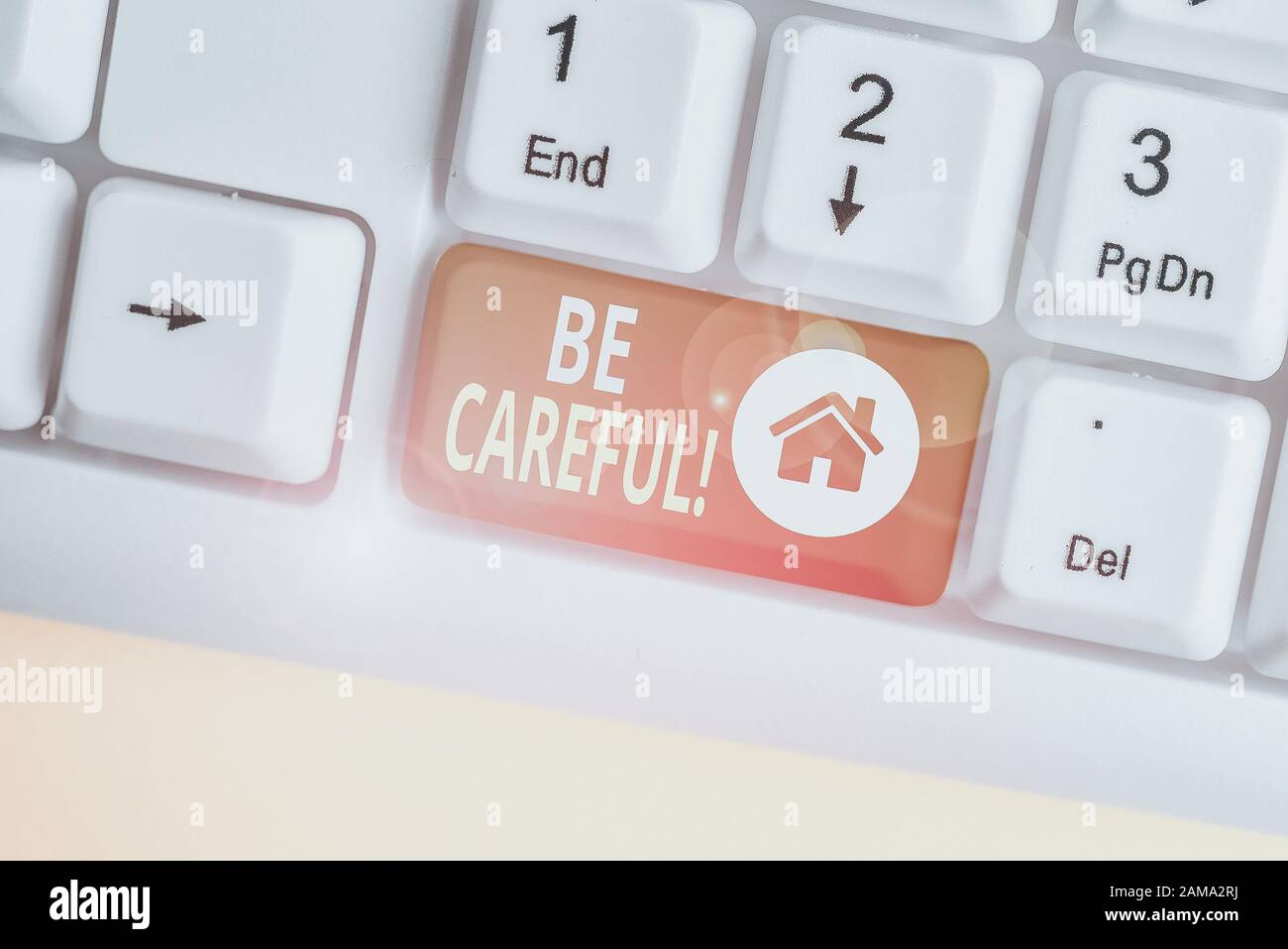 Handwriting text Be Careful. Conceptual photo making sure of avoiding ...