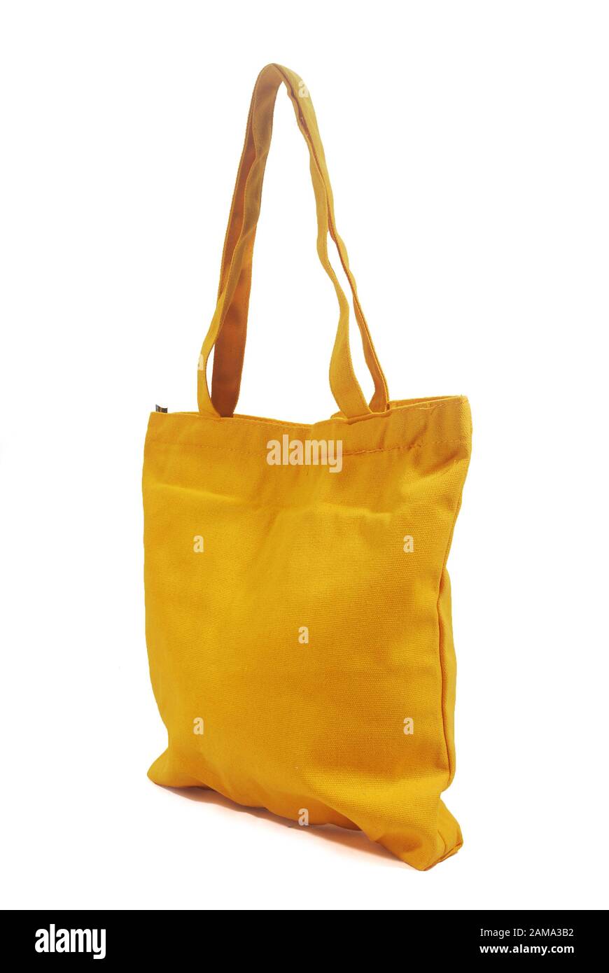 The yellow cloth bag is used for recycling Stock Photo Alamy