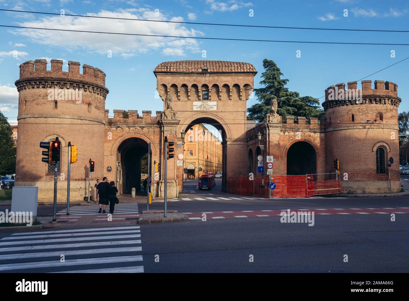 Porta Saragozza One Of The Twelve Gates Of The Ancient Walls Of 