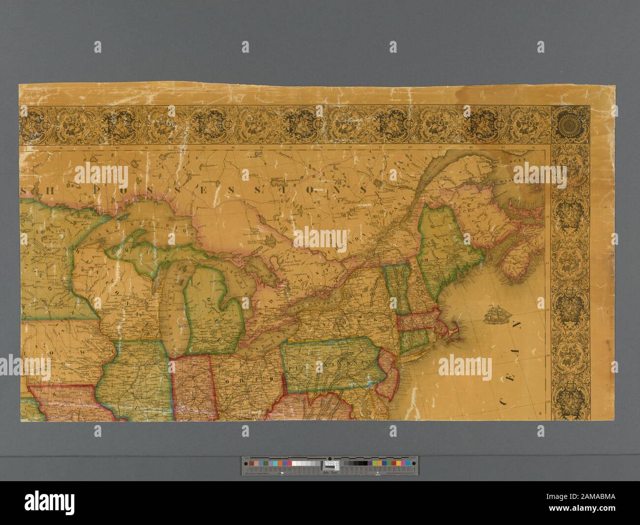 New map of that portion of North America, exhibiting the United States ...
