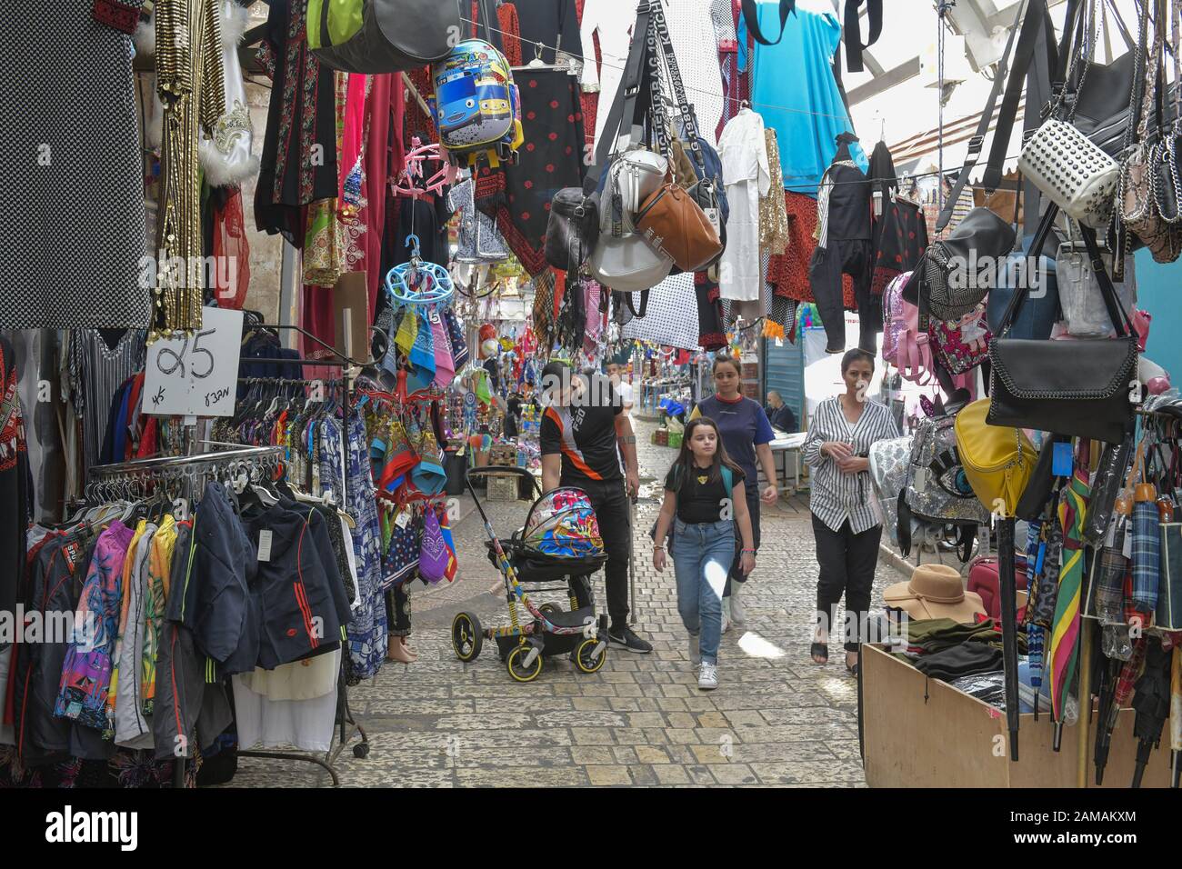 Marktstand, Souk, Altstadt, Akko, Israel Stock Photo