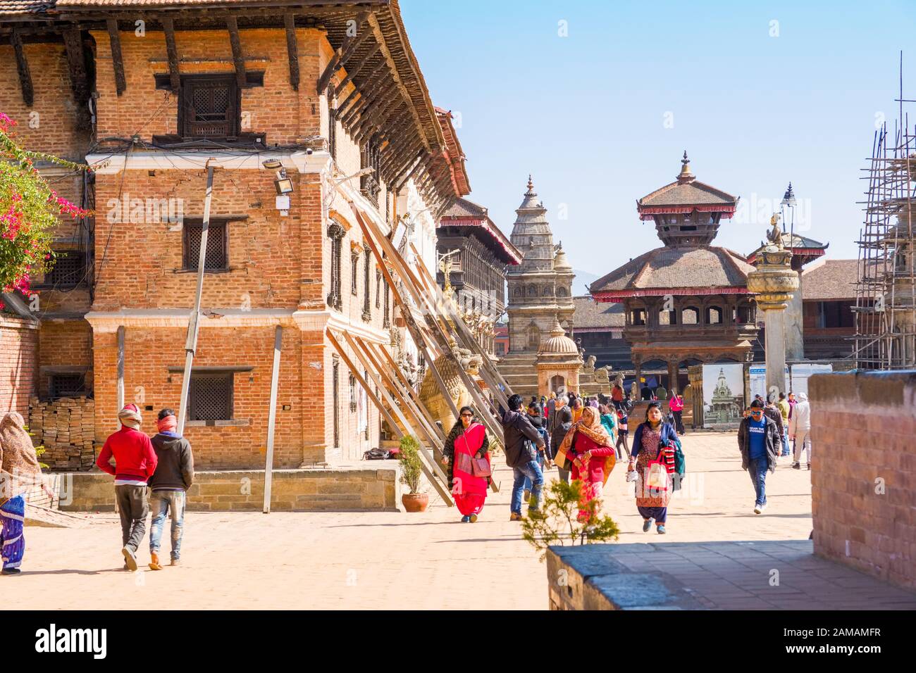 Bhaktapur Durbar Square, Katmandu valley, Nepal Stock Photo