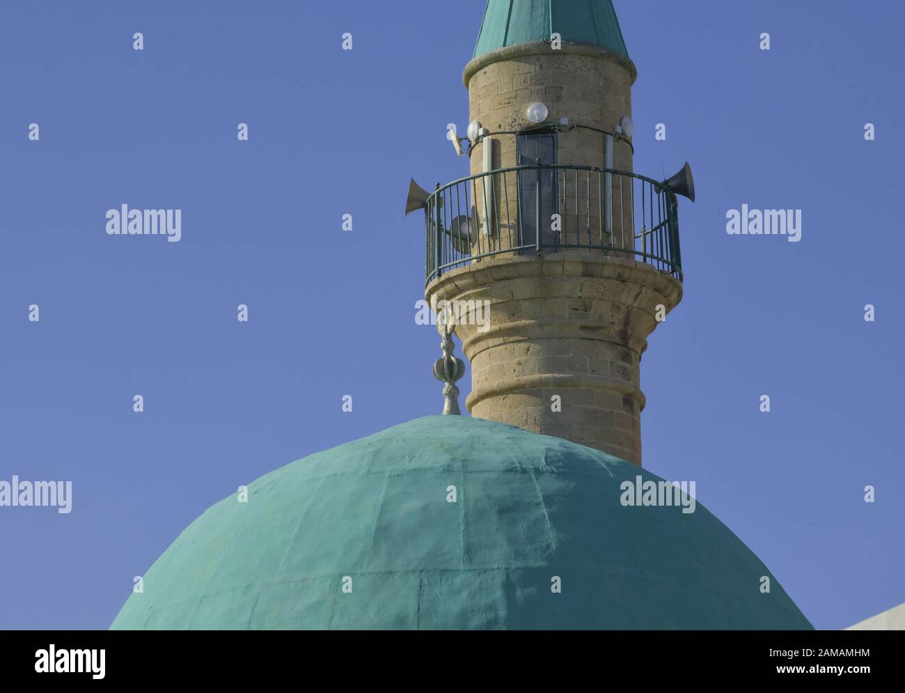 Al-Zeituna-Moschee, Altstadt, Akko, Israel Stock Photo