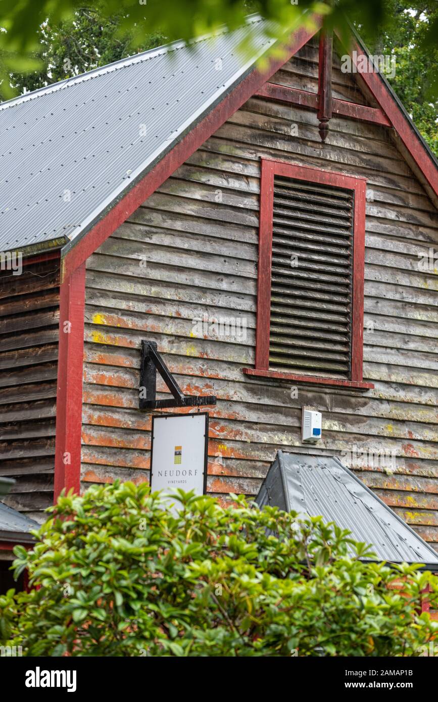 Neudorf Vineyards, Upper Moutere, Nelson, New Zealand Stock Photo