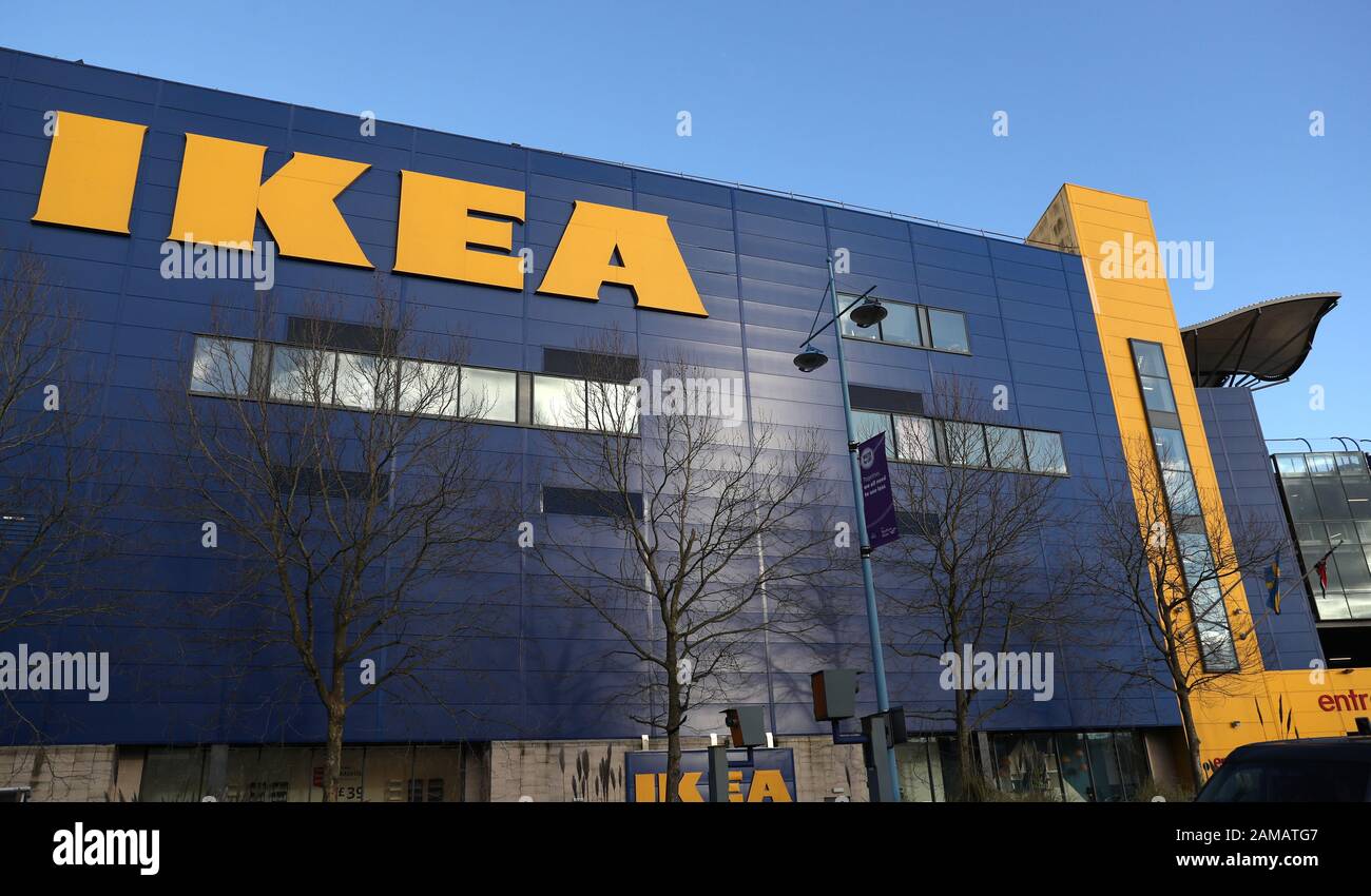 General View Of Signage For Ikea Outside Their Store In