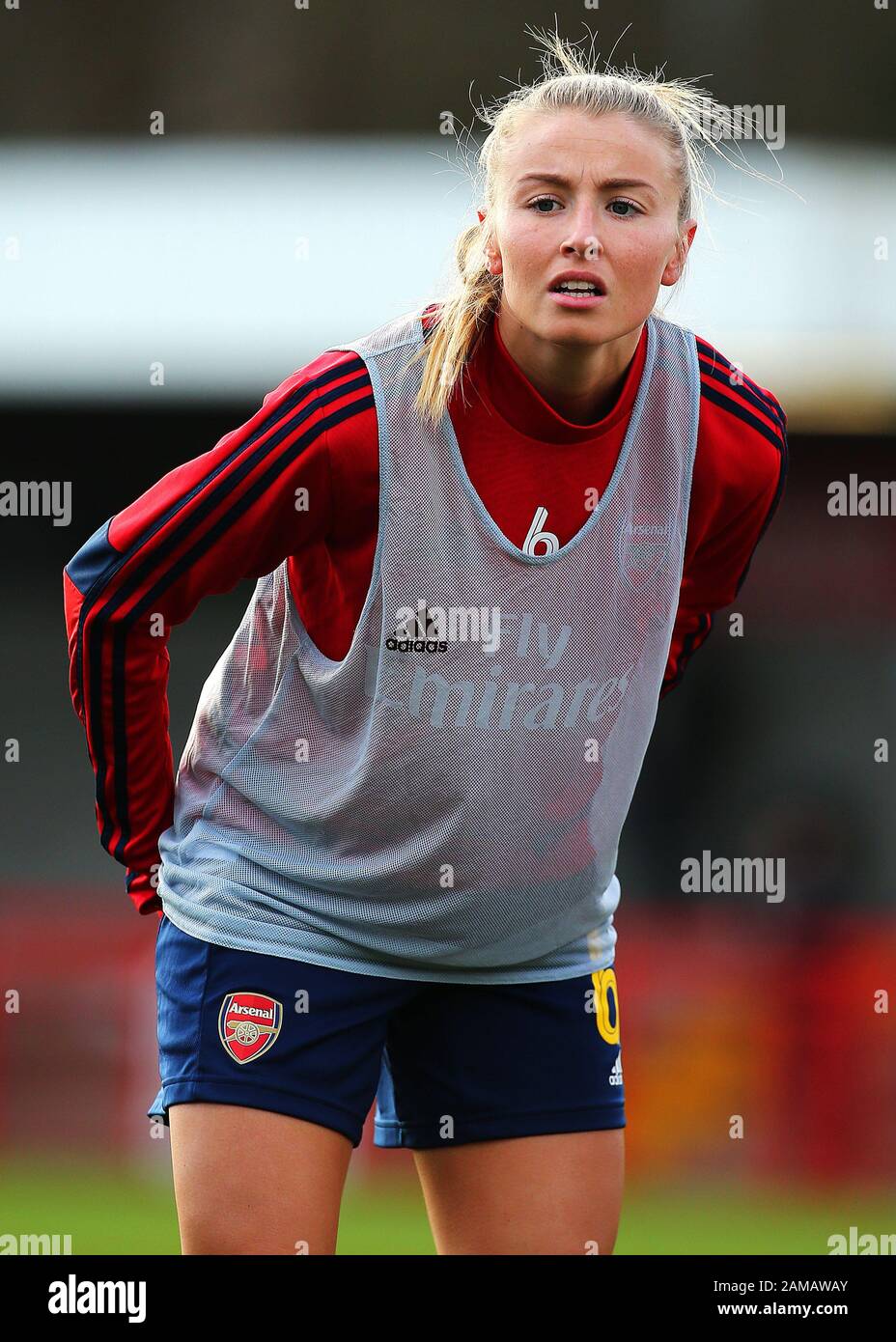 Arsenals leah williamson warms up hi-res stock photography and images -  Alamy